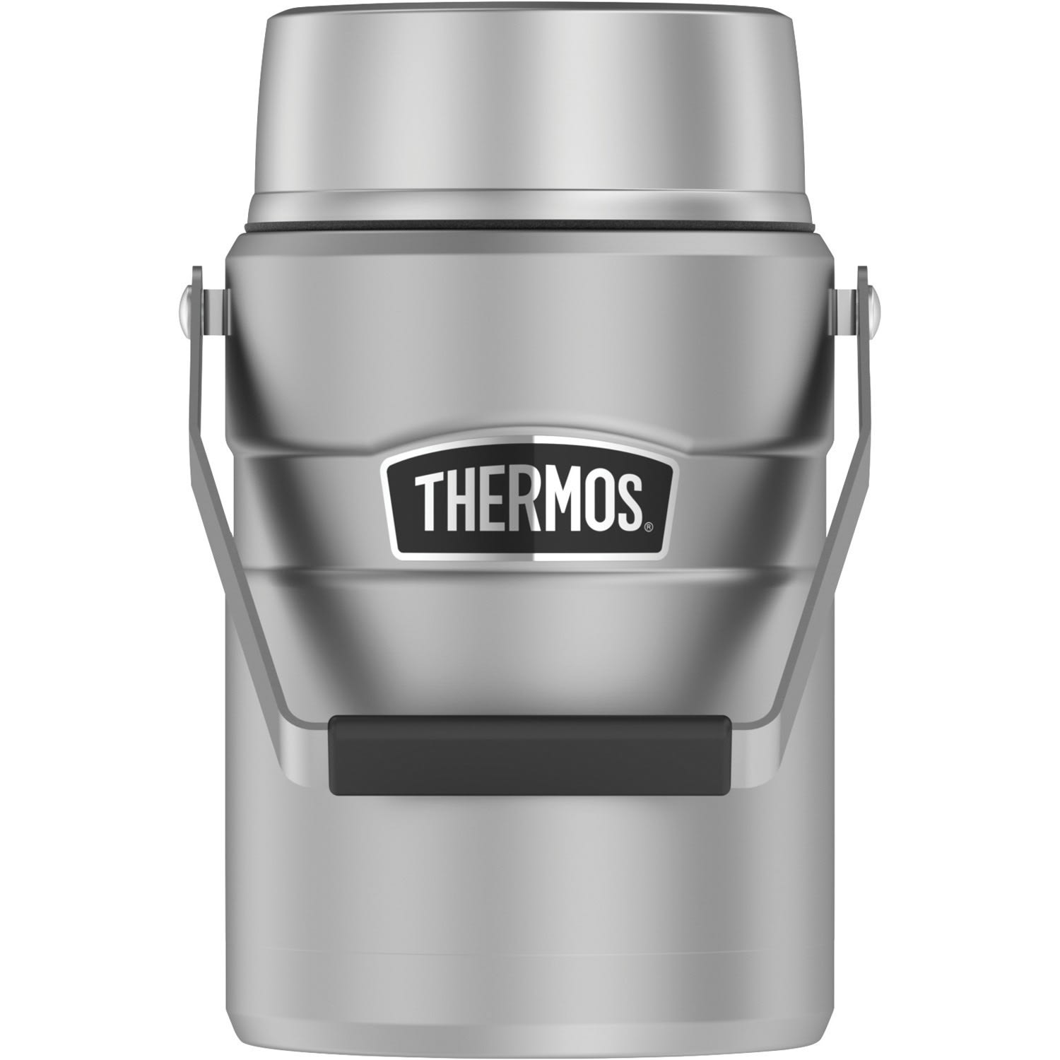 Thermos Stainless King Big Boss Food Jar 47Oz - Food Storage - Dishwasher Safe - Microwave Safe - Matte Stainless Steel - Stainless Steel Body - Image 3