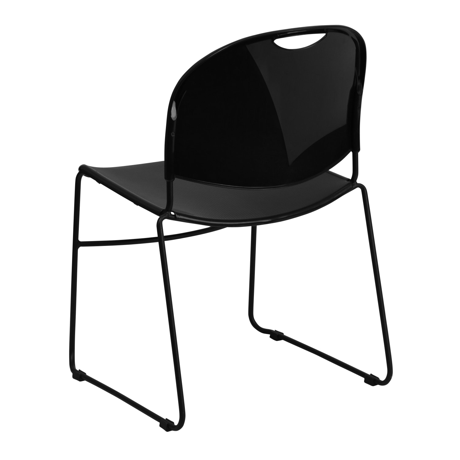 Flash Furniture HERCULES Plastic UltraCompact Stack Chair Black PopularChairscom Flash Furniture HERCULES Plastic Ultra Compact Stack Chair Black PopularChairscom