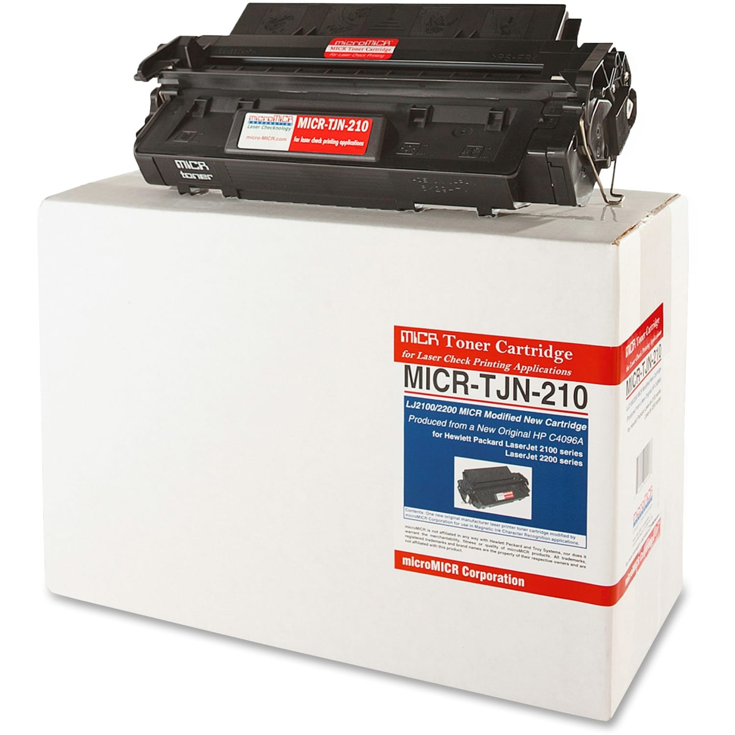 MicroMICR Remanufactured Black Toner Cartridge Replacement For HP 210, C4096A, TJN-210 - Image 3