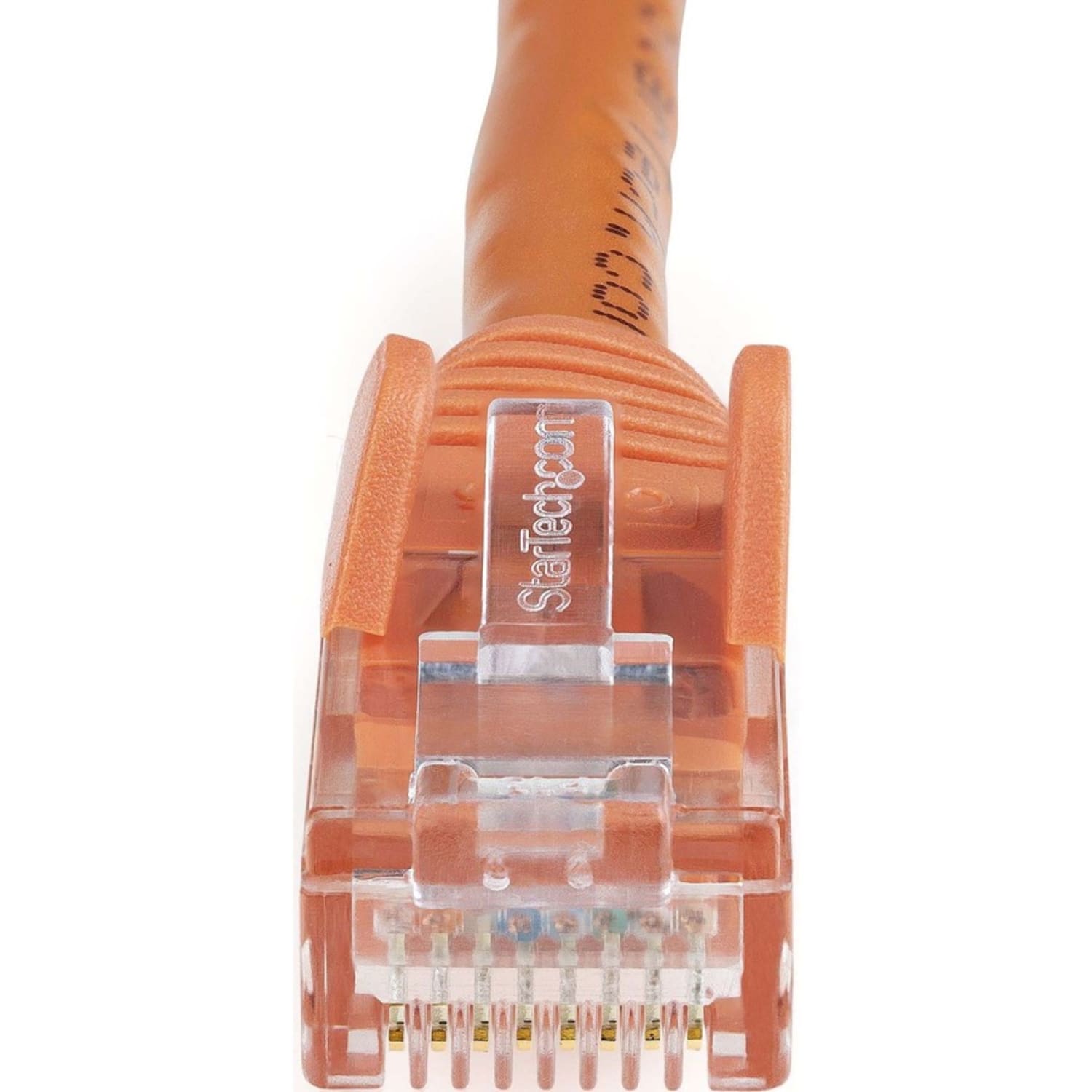 StarTech.com 1ft Orange Cat6 Patch Cable with Snagless RJ45 Connectors - Short Ethernet Cable - 1 ft Cat 6 UTP Cable - 1 ft Category 6 Network Cable for Network Device, Workstation, Hub - First End: 1 x RJ-45 Male Network - Image 3