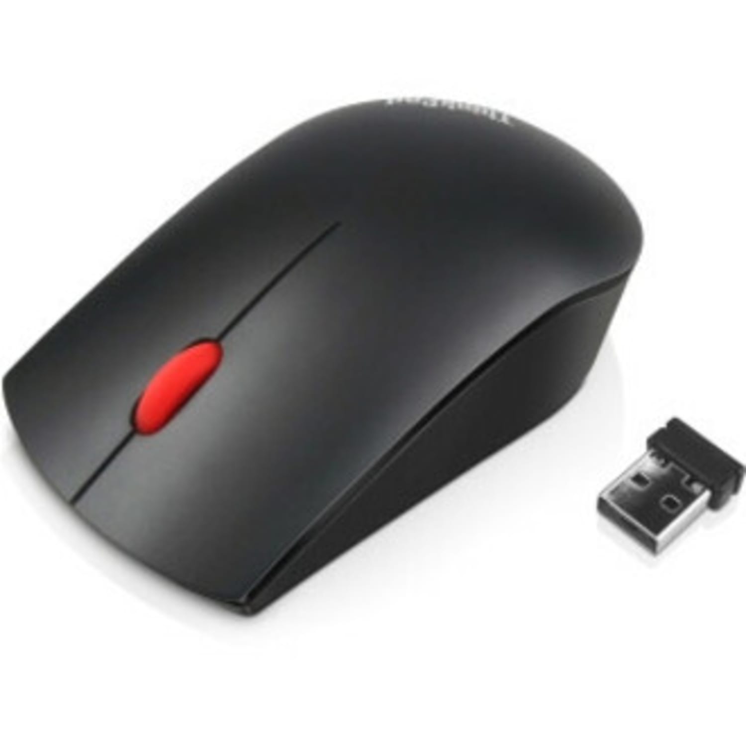 Lenovo ThinkPad Essential Wireless Mouse - Optical - Wireless - Radio Frequency - 2.40 GHz - Black - USB - Symmetrical - Image 4