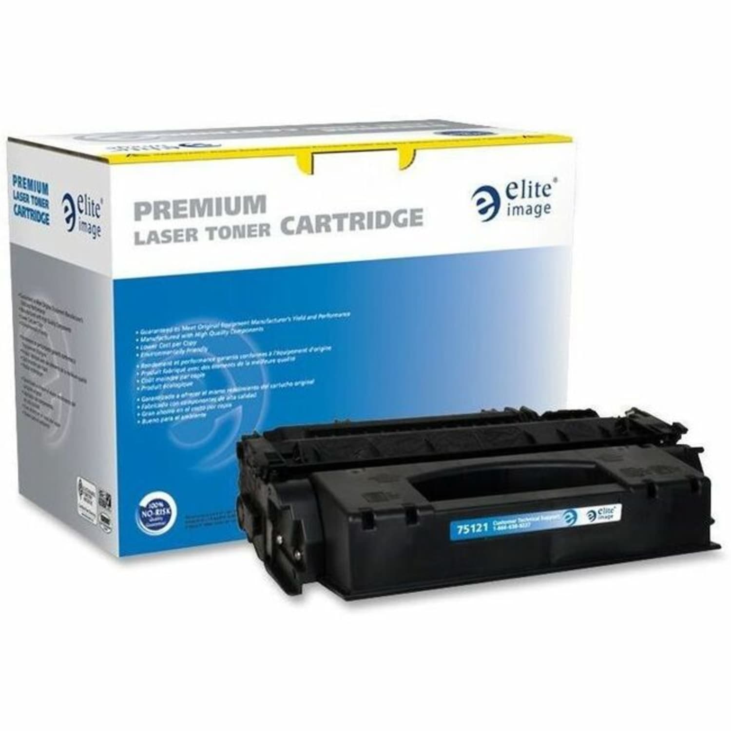 Elite Image Remanufactured Black High Yield Toner Cartridge Replacement For HP 49X, Q5949X, ELI75121 - Image 3