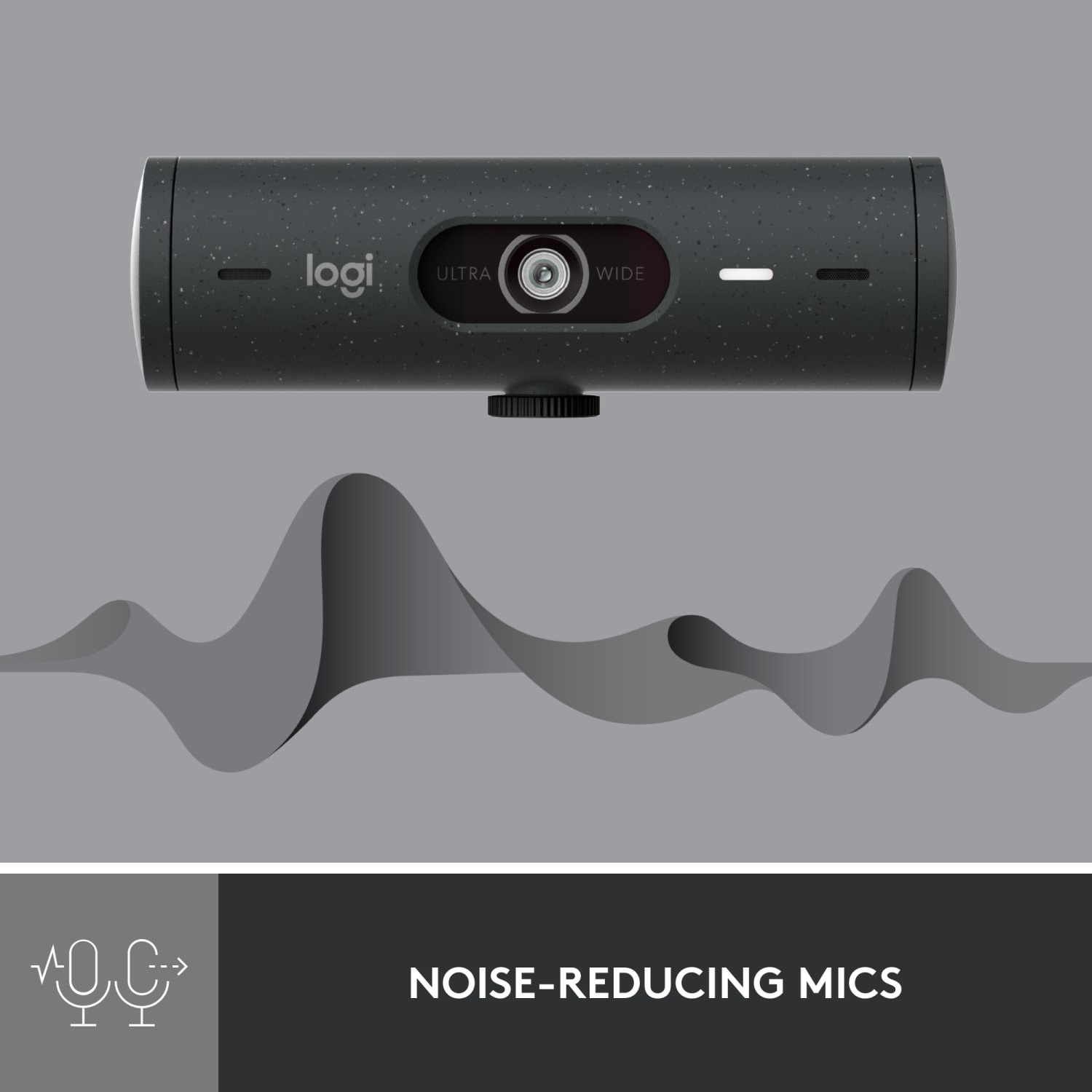 Logitech Brio 500 Full HD Webcam, 1-1/4inH x 4-5/16inW x 1-1/4inD, Graphite, 960-001493 - Image 5