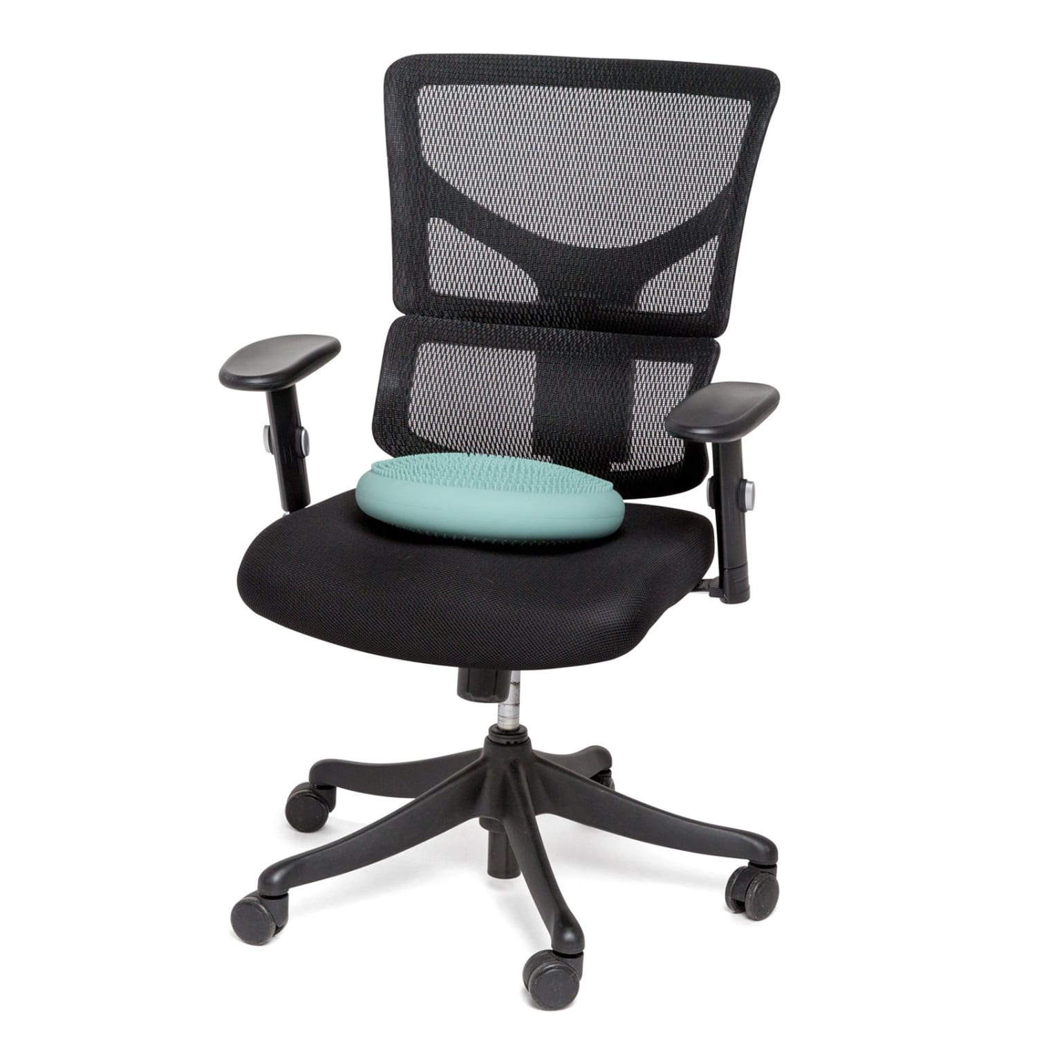 Bouncyband Big Wiggle Seat Sensory Cushion 13in Silver PopularChairscom
