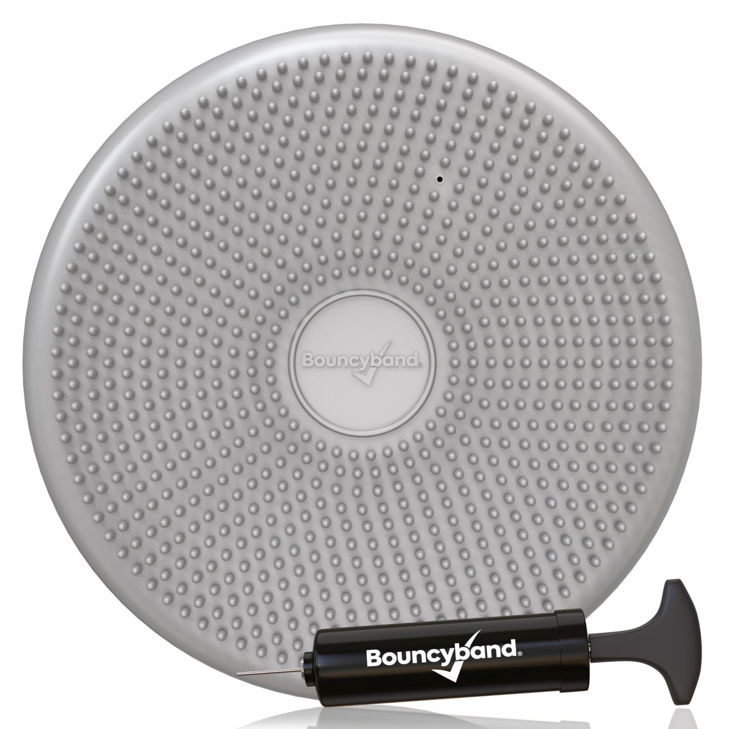 Bouncyband Big Wiggle Seat Sensory Cushion 13in Silver PopularChairscom