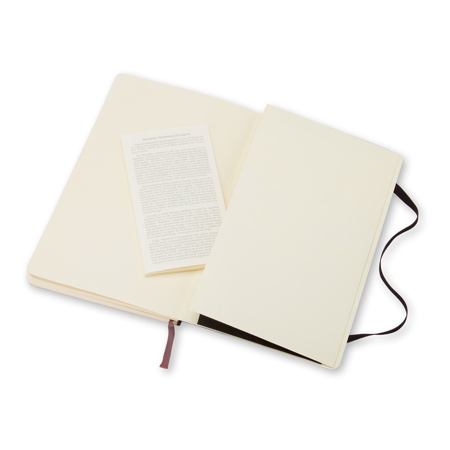 Moleskine Classic Soft Cover Notebook, 3-1/2in x 5-1/2in, Ruled, 192 Pages, Black - Image 6