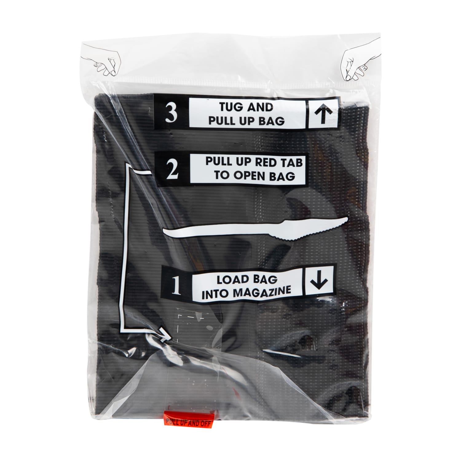 Mind Reader Knife Refill for CUTDISPBK-BLK Cutlery Storage, 1/5inH x 3/4inW x 6-1/2inL, Black,100pcs - Image 6