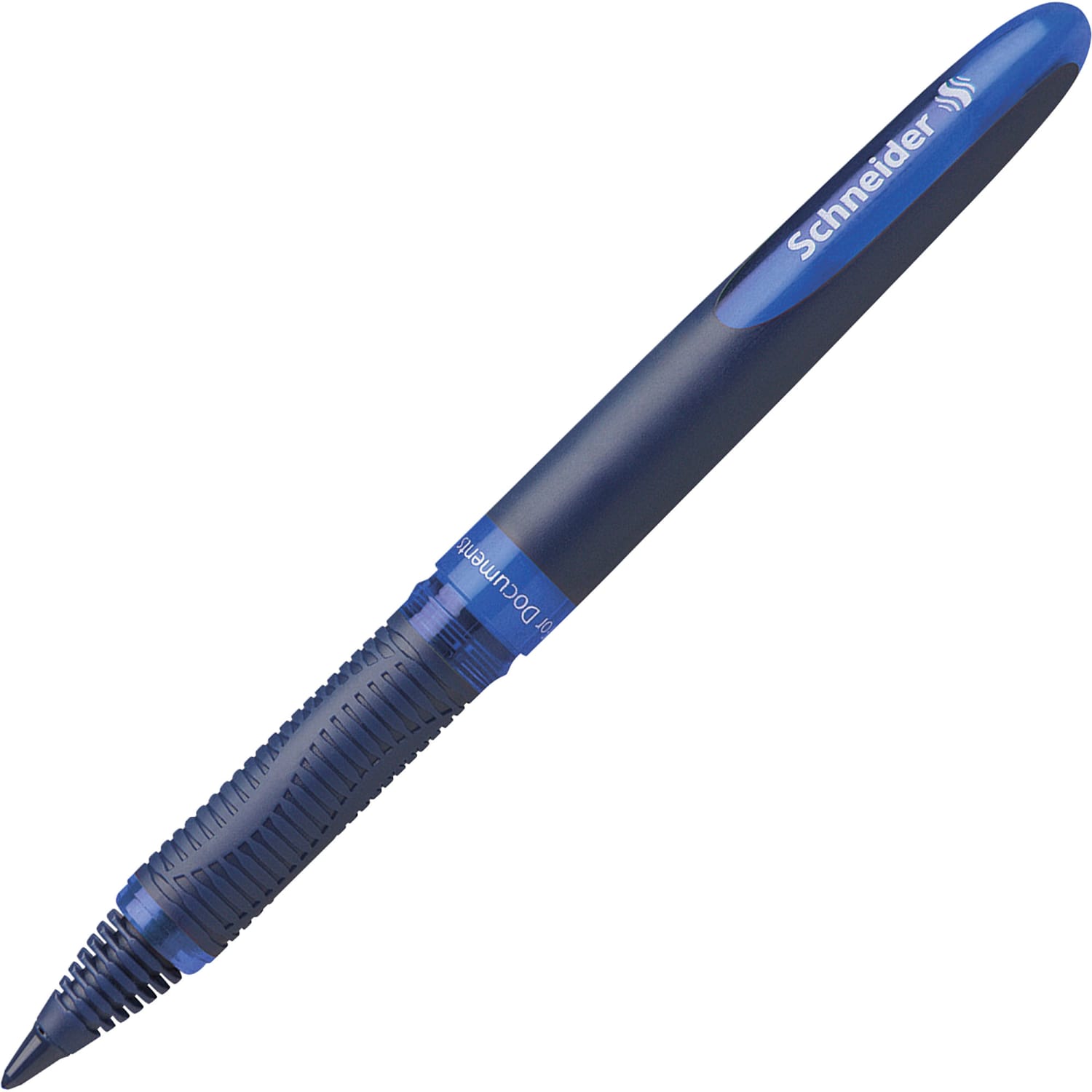 Rediform Schneider One Business Rollerball Pens, Medium Point, 0.6 mm, Blue Barrels, Blue Ink, Pack Of 10 Pens - Image 6