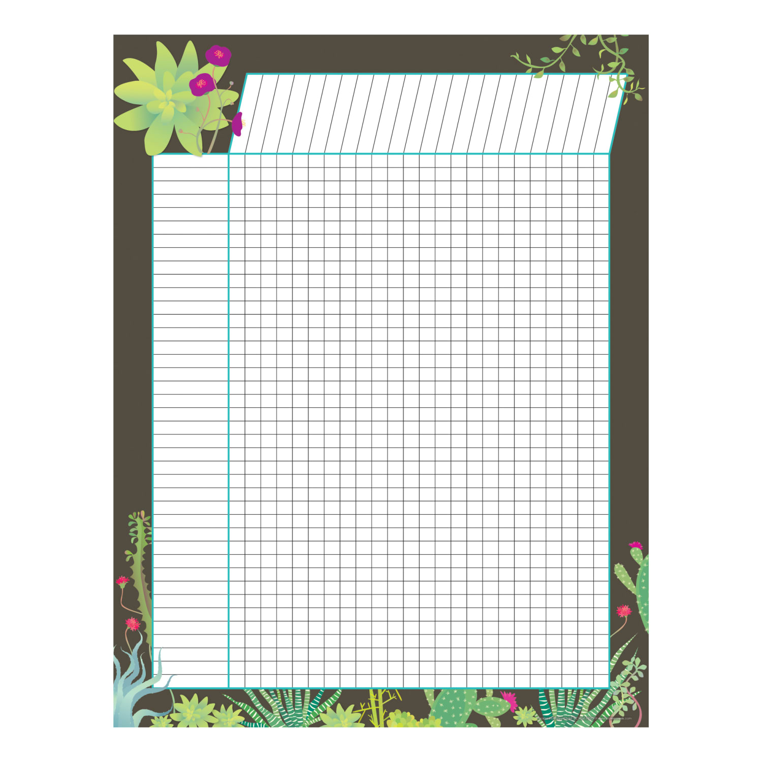 Barker Creek Incentive Charts, 22in x 17in, Chocolate Prickles, Pack Of 4 Charts - Image 3