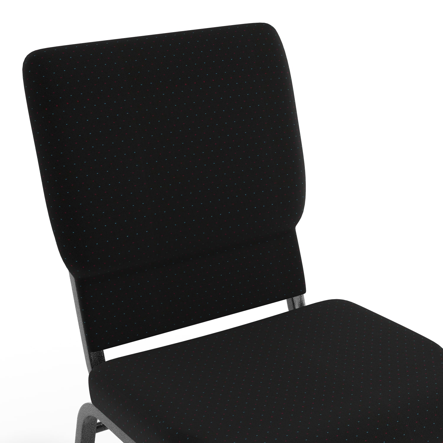 Flash Furniture HERCULES Church Chair With Book Rack Black PatternSilver Vein PopularChairscom
