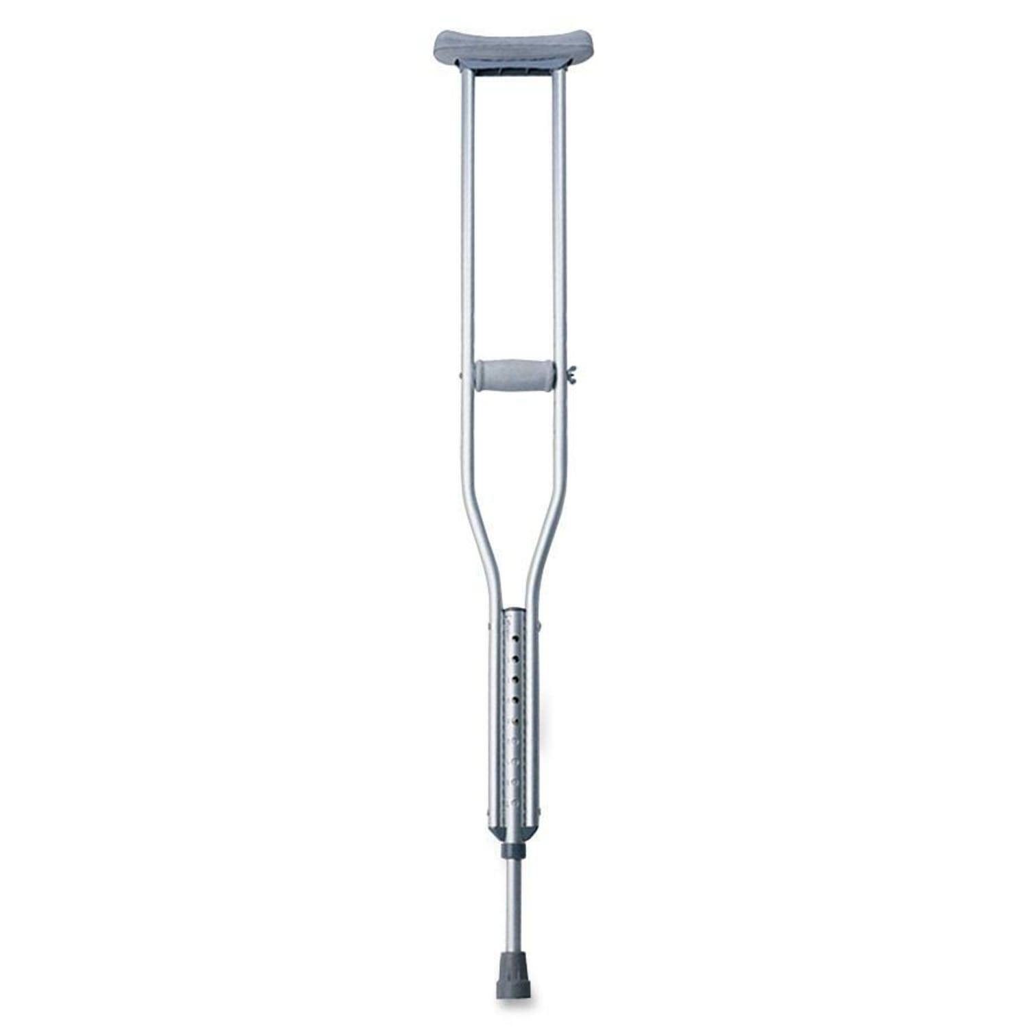 Medline Economy Aluminum Crutches, Child, Gray, Case Of 2 Pairs - Image 3