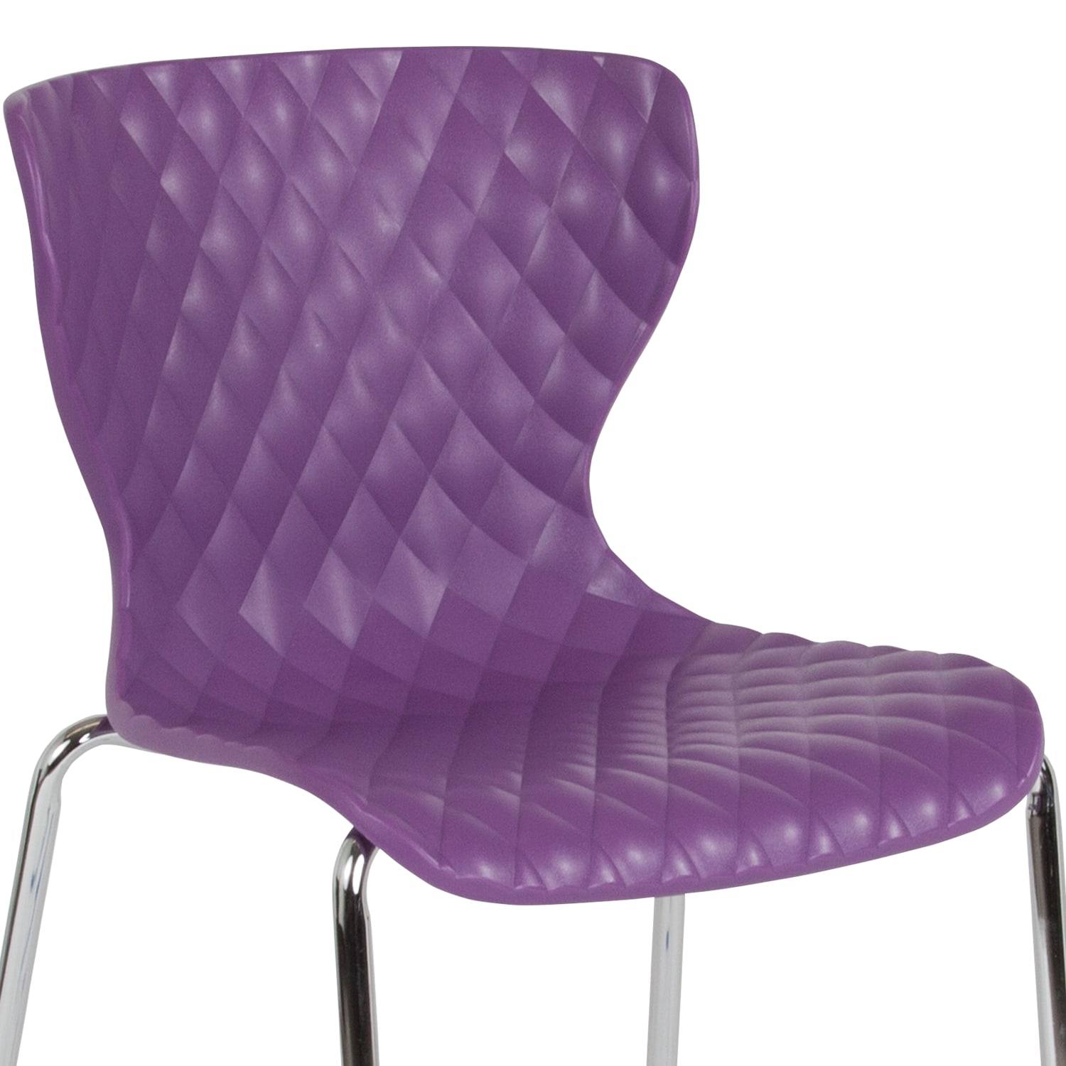 Flash Furniture Lowell Contemporary Design Plastic Stack Chair Purple PopularChairscom Flash Furniture Lowell Contemporary Design Plastic Stack Chair Purple PopularChairscom