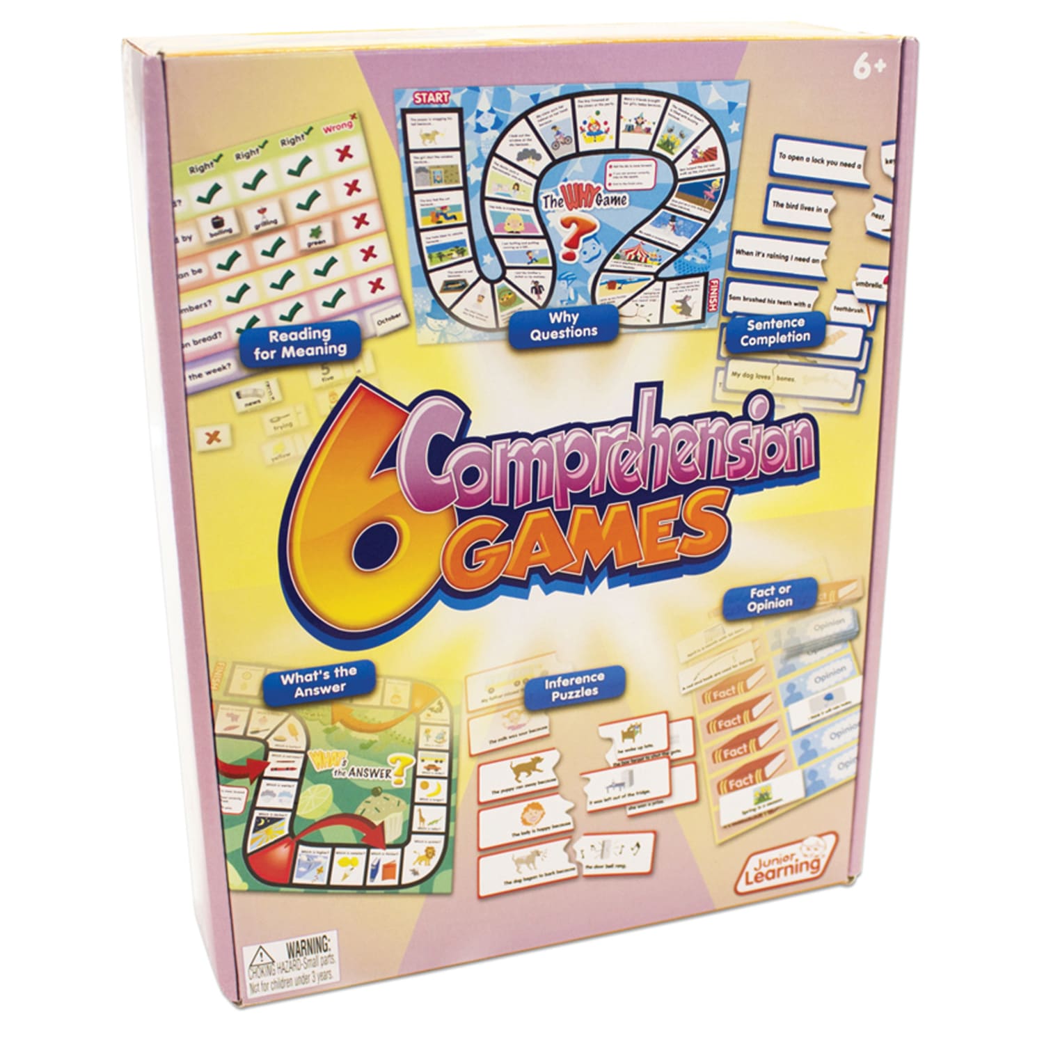 Junior Learning 6 Comprehension Games, Grades 2-6 - Image 3