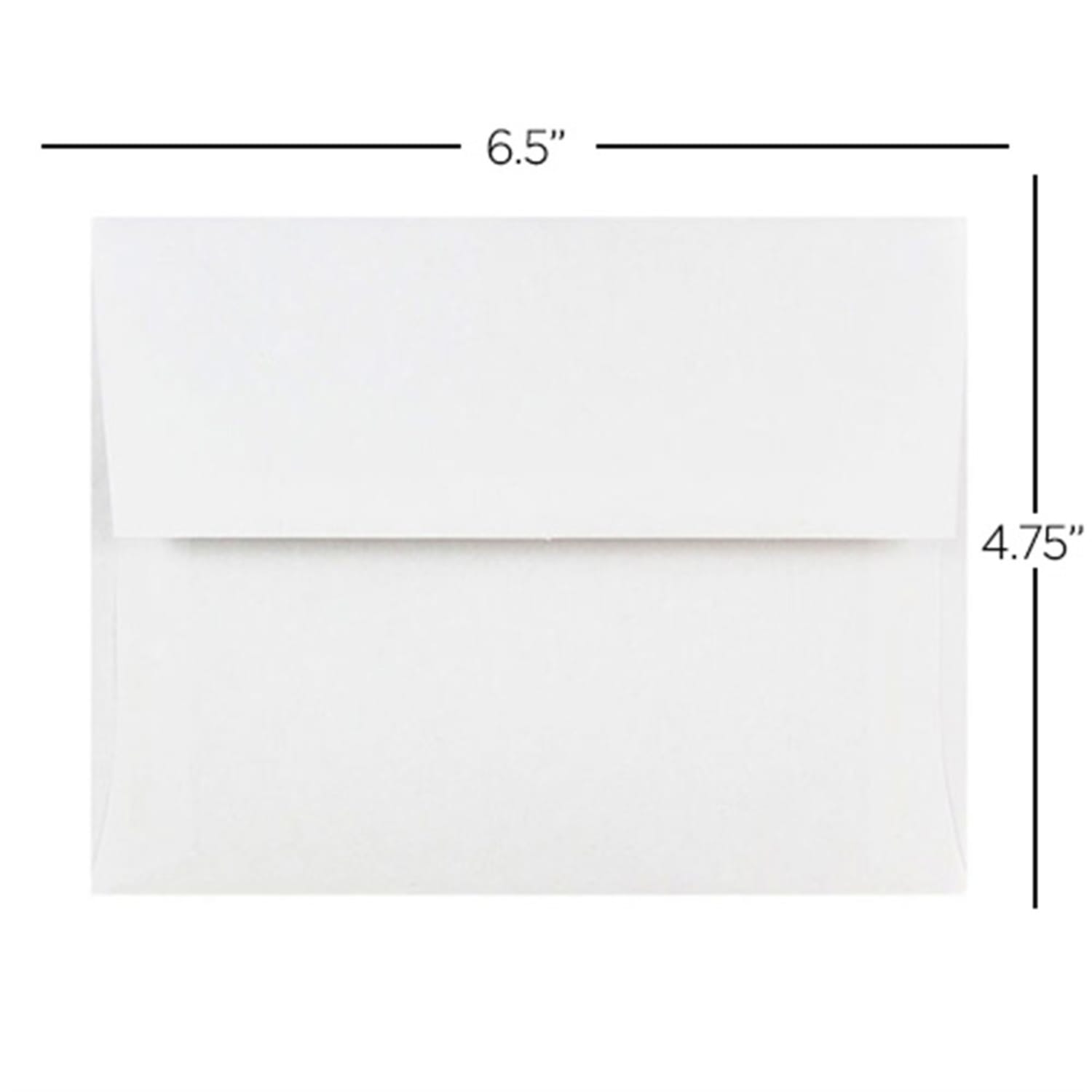 JAM Paper Booklet Invitation Envelopes, A6, Gummed Seal, White, Pack Of 100 Envelopes - Image 4