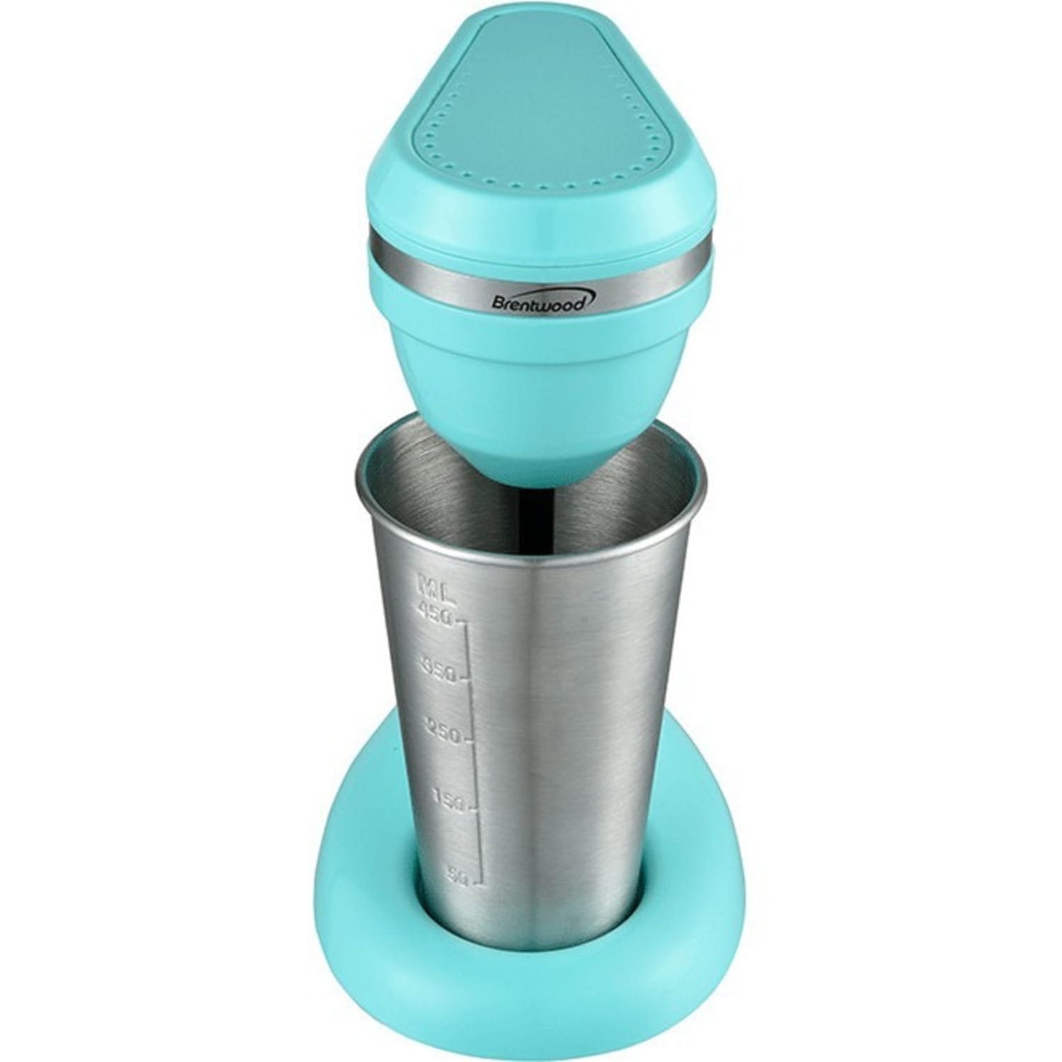Brentwood SM-1200B 15oz Classic Milkshake Maker, Turquoise - 15 oz - 100 W - Turquoise - Image 3
