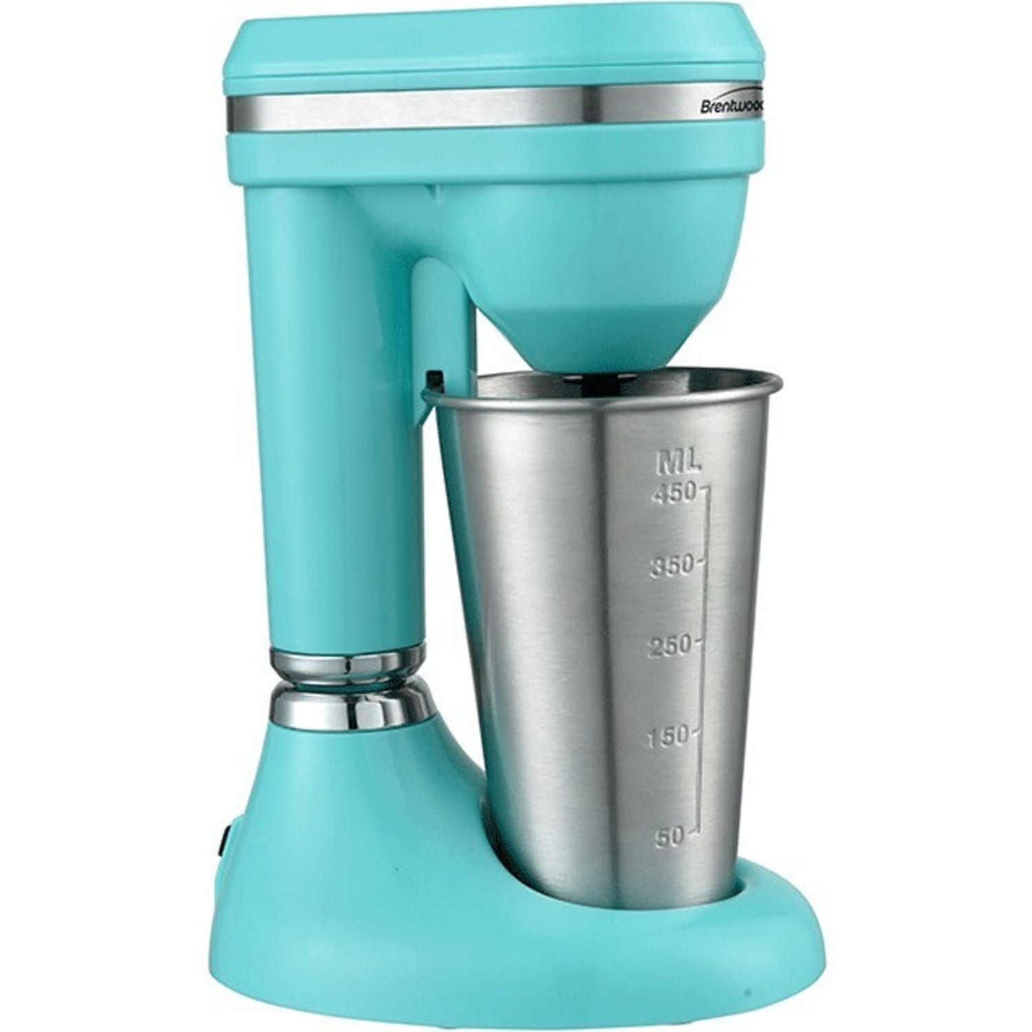 Brentwood SM-1200B 15oz Classic Milkshake Maker, Turquoise - 15 oz - 100 W - Turquoise - Image 4