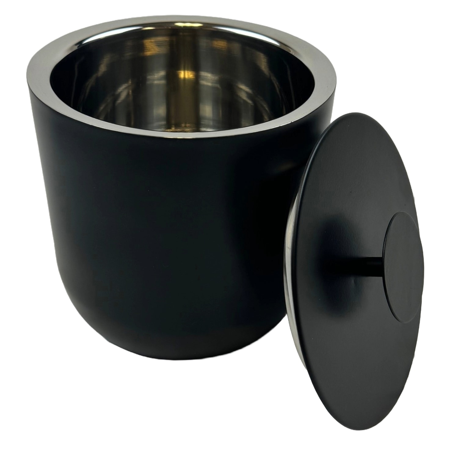 Hospitality Source Luxury Ice Buckets, 3-Quart, Black, Set Of 8 Buckets - Image 4