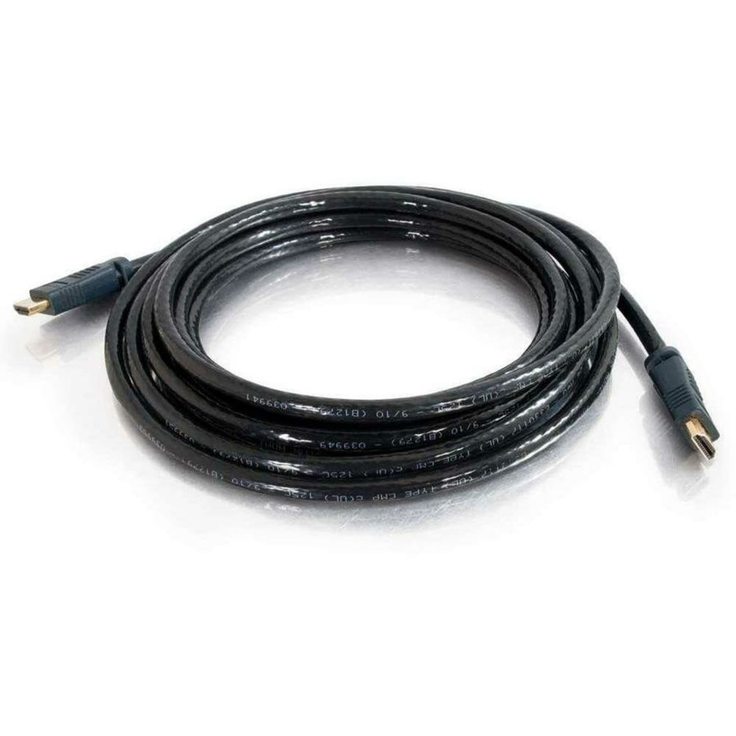 C2G 50ft HDMI Cable - Plenum Rated - High Speed HDMI Cable - M/M - HDMI - 50 ft - 1x HDMI Male Digital Audio/Video - 41193 - Image 5
