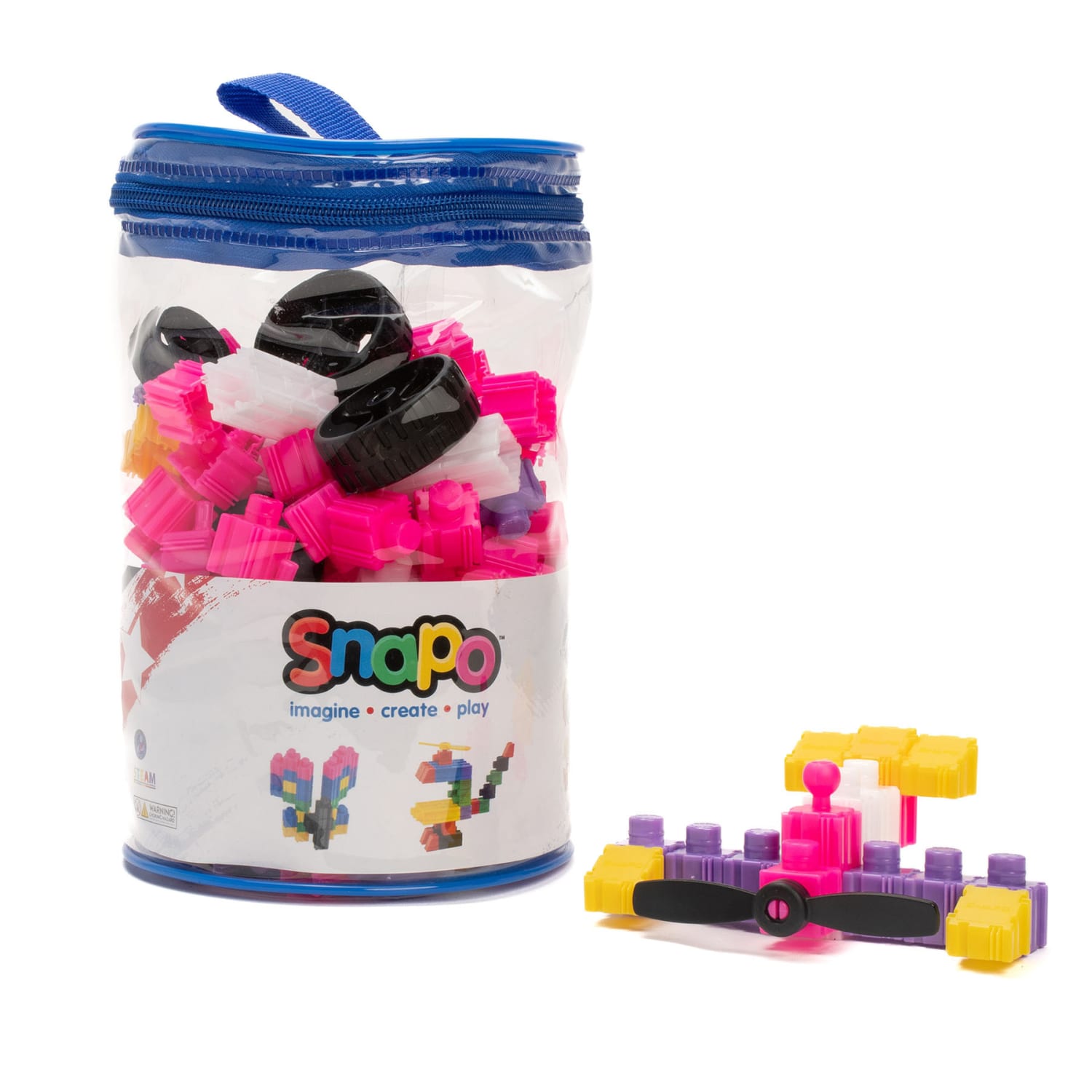 Snapo Building Blocks, Unicorn Creator Kit, 200 Pieces - Image 3