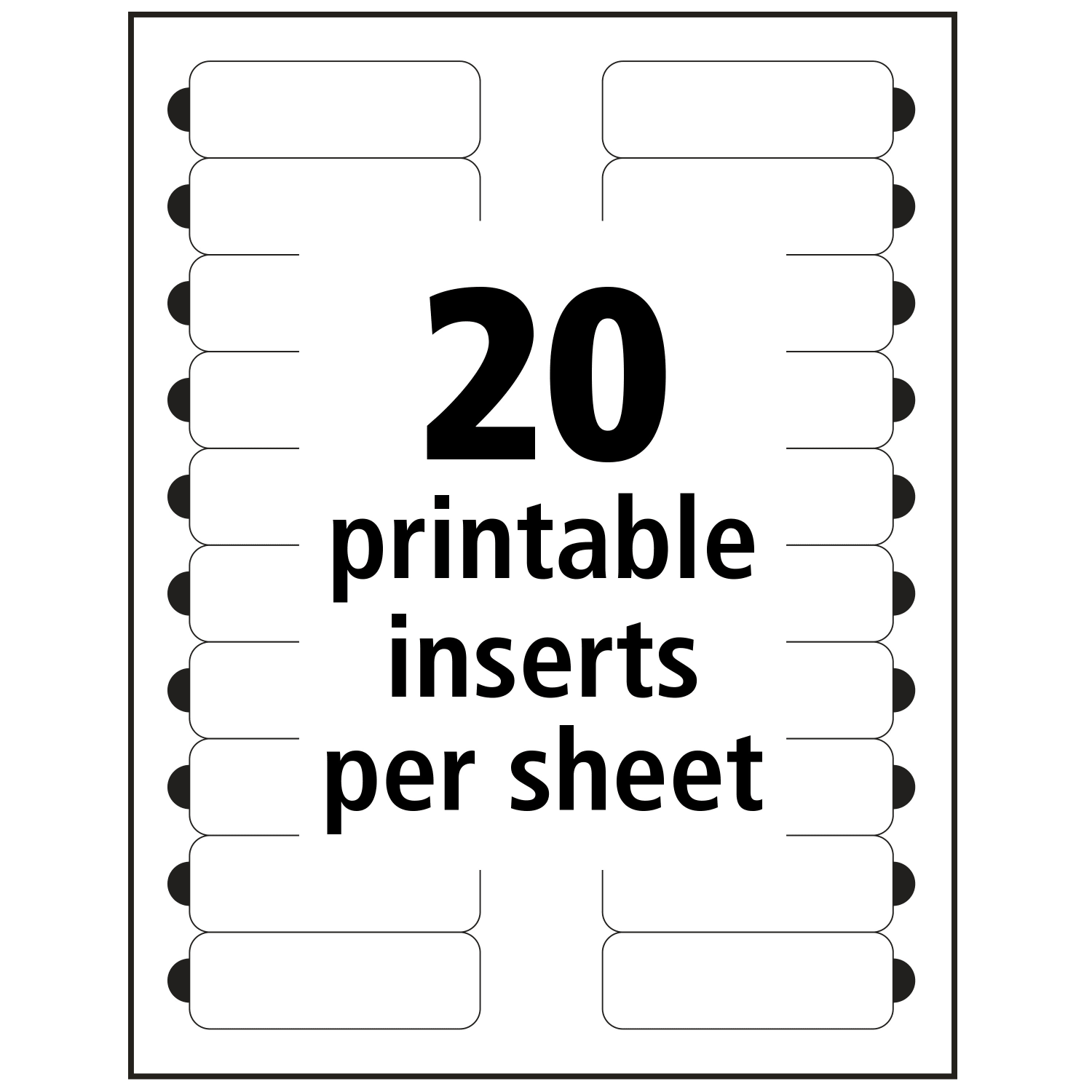 Avery The Mighty Badge Magnetic Badges For Inkjet Printers, 1in x 3in, Silver, Pack Of 10 Badges - Image 4