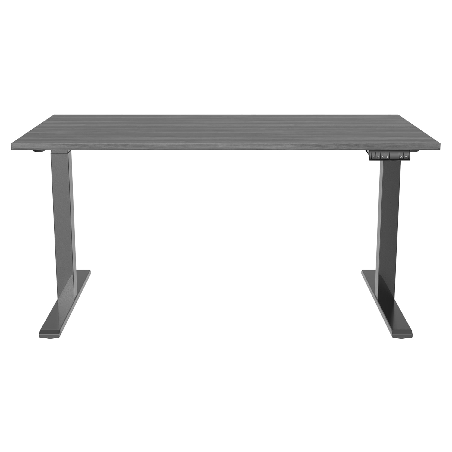 Realspace Magellan Performance Electric 60inW Height-Adjustable Standing Desk, Gray, BIFMA Compliant - Image 4