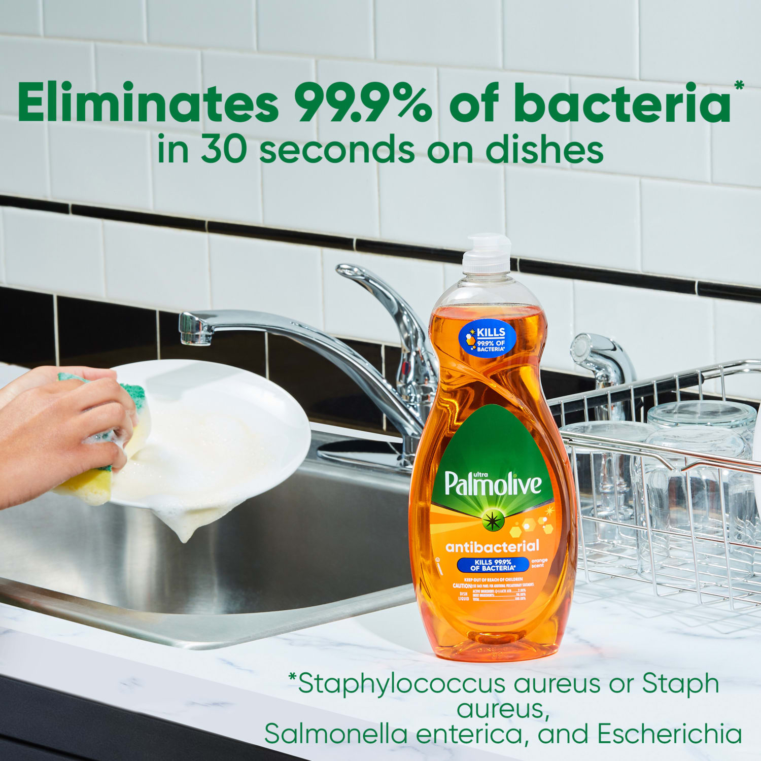 Palmolive Antibacterial Ultra Dish Soap Concentrate, 35.2 Oz, Orange, Carton Of 9 - Image 5