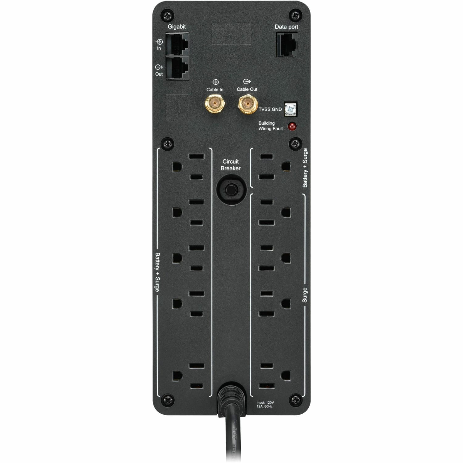APC Back-UPS Pro 10-Outlet/2-USB 1,500-Volt-Ampere Battery Back-Up And Surge Protector, Black, APNBR1500MS2 - Image 5