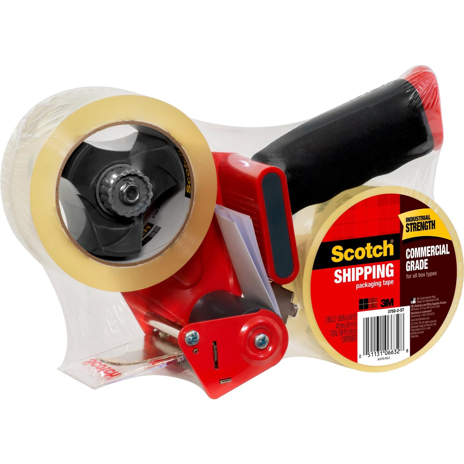 Scotch H180 Box Sealing Tape Dispenser, 2 Rolls of Tape Included - Image 4