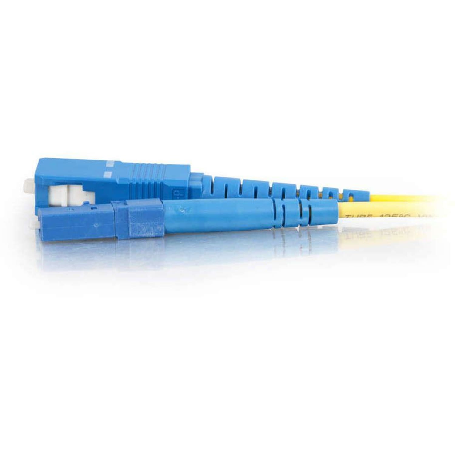 C2G-1m LC-SC 9/125 OS1 Simplex Singlemode Fiber Optic Cable (Plenum-Rated) - Yellow - 1m LC-SC 9/125 Simplex Single Mode OS2 Fiber Cable - Plenum CMP-Rated - Yellow - 3ft - Image 3