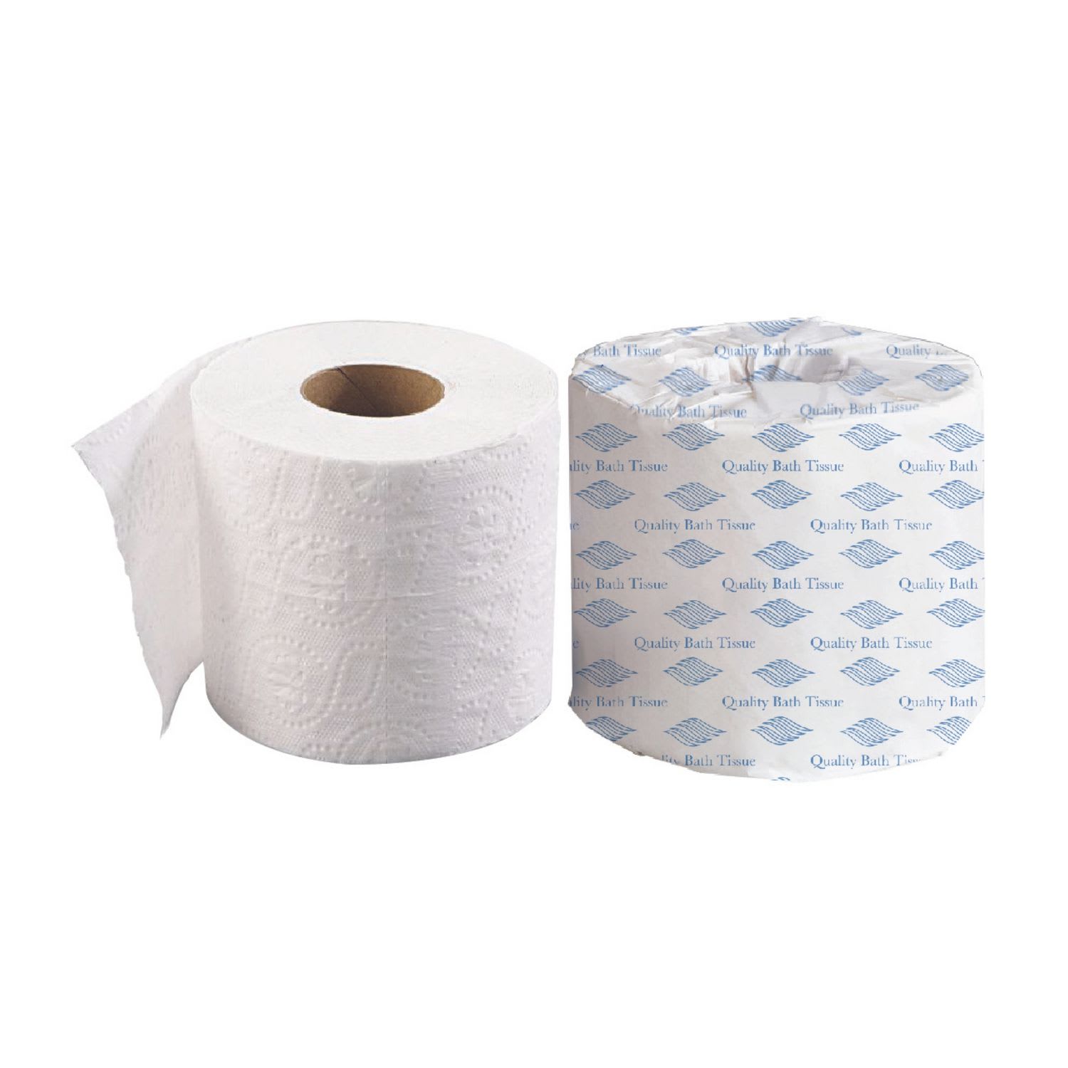 GEN Standard Bath Tissue, White, 2-Ply, 4 x 3, 500 Sheets/Roll, 96 Rolls/Carton - Image 4