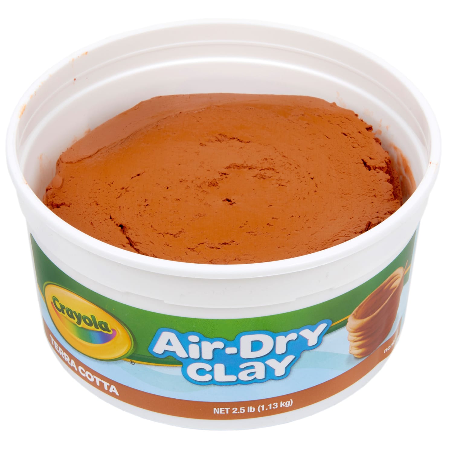 Crayola Air-Dry Clay, Terra Cotta, 2.5 lb Tub, Pack Of 4 - Image 4