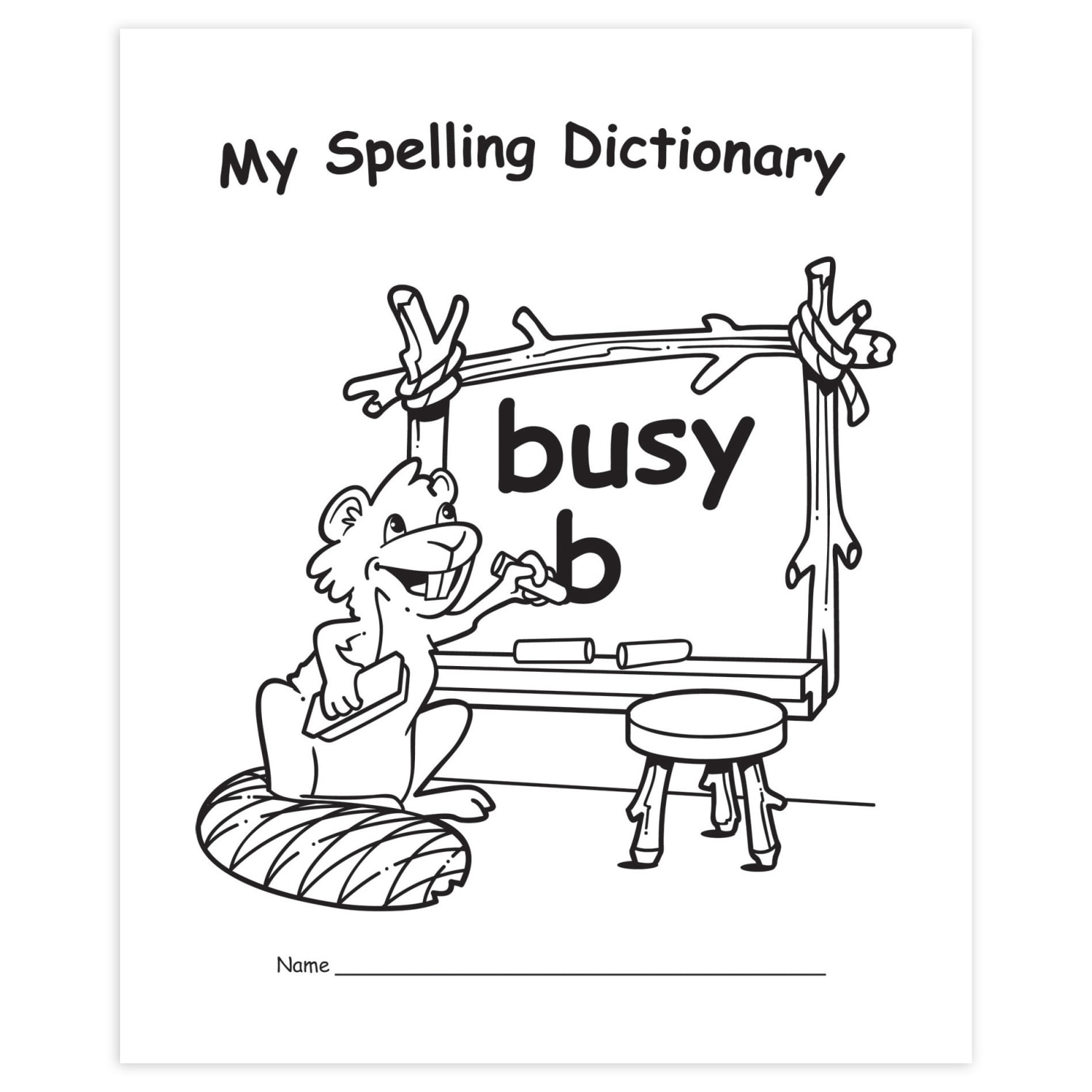 Edupress My Own Books My Spelling Dictionary Books, 7in x 8-1/2in, Single Subject, Unruled, 32 Sheets, White, Pack Of 6 Books - Image 4