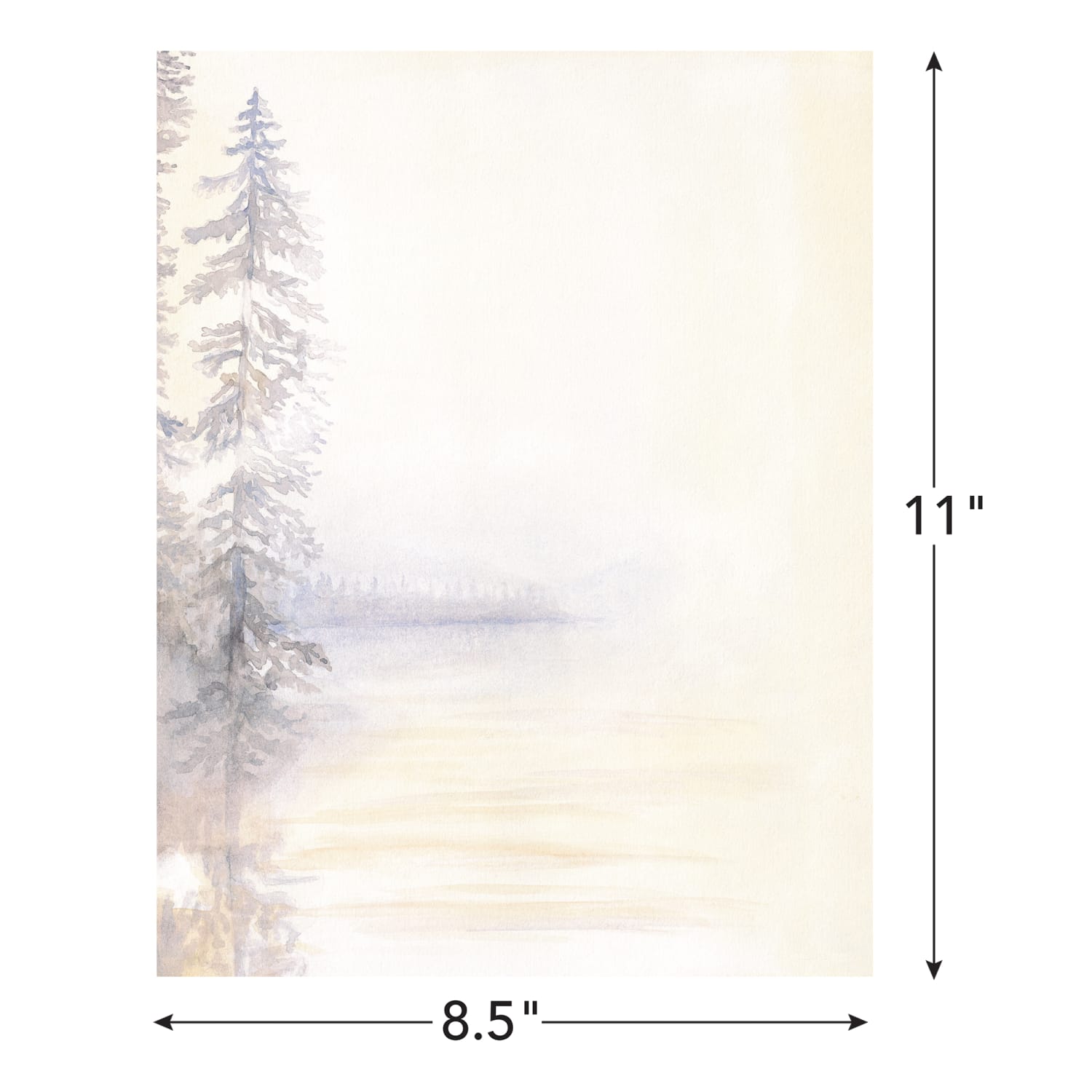 Great Papers! Design Paper, Morning Mist Stationery Letterhead, 8-1/2in x 11in, Multicolor, Pack Of 80 Sheets - Image 3