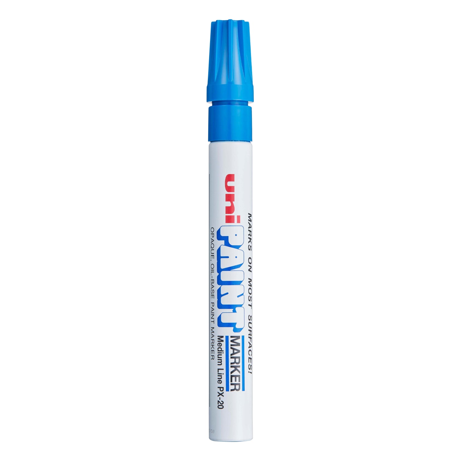 Uni-Paint Markers, Medium Point, Blue, Pack Of 12 - Image 4