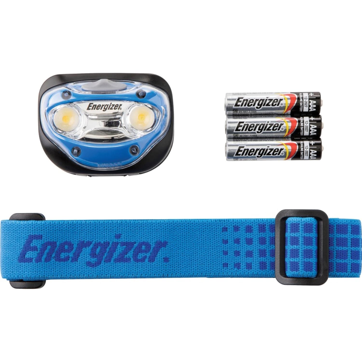Energizer Vision LED Headlamp - LED - 80 lm Lumen - 3 x AAA - Battery - Blue - 4 / Carton - Image 5