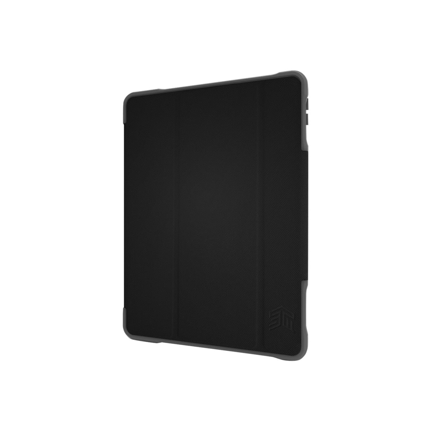 STM dux Plus Duo - Flip cover for tablet - polycarbonate, thermoplastic polyurethane (TPU) - black - for Apple 10.2-inch iPad (7th generation) - Image 3