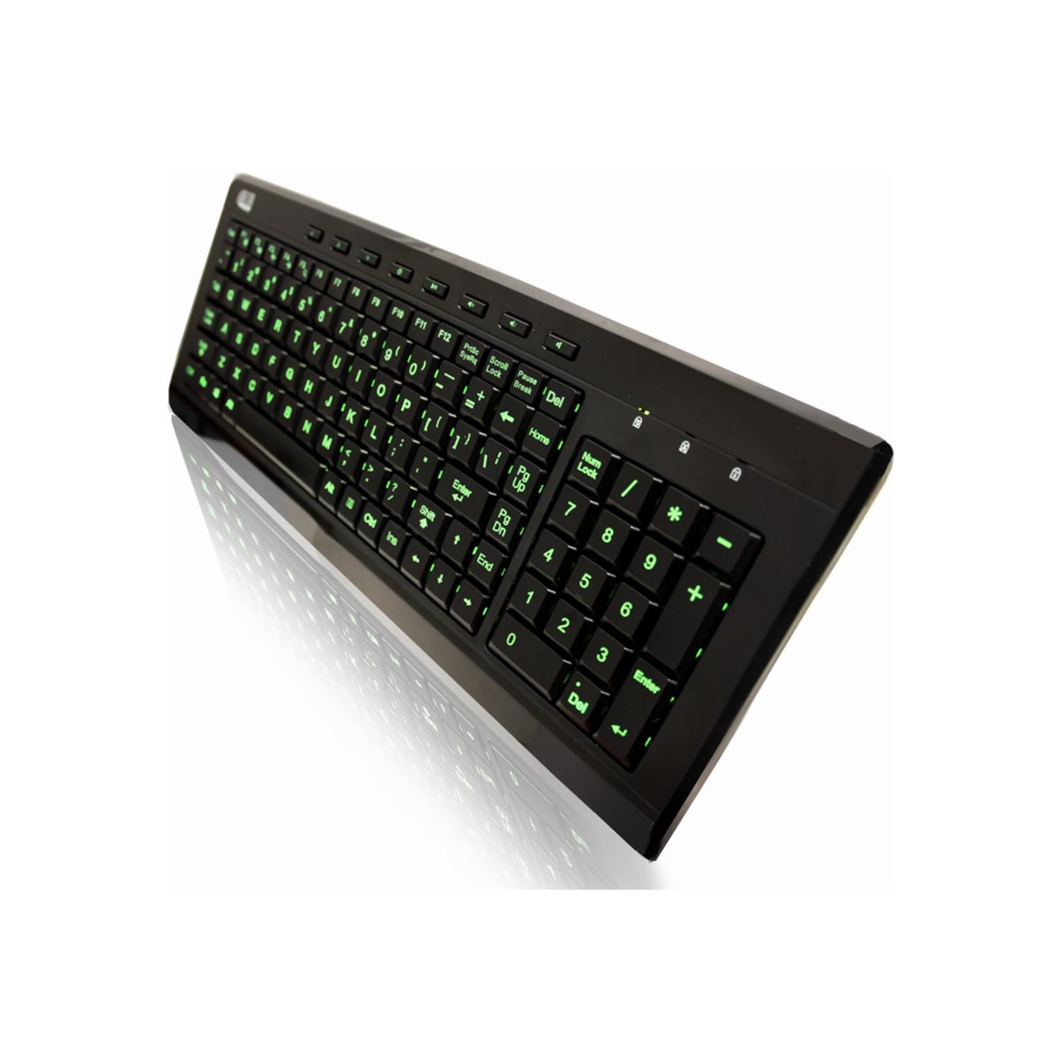 Adesso SlimTouch 120 USB Illuminated Compact Multimedia Keyboard - Image 3