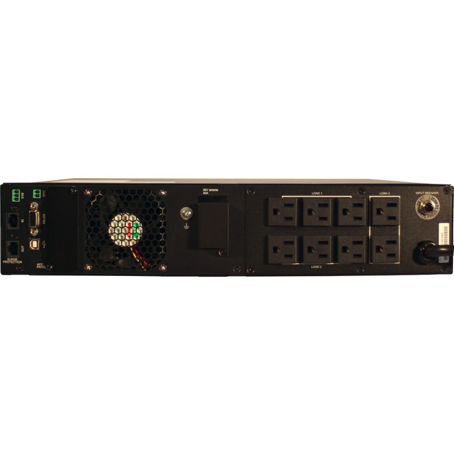 Minuteman EXR Series Line Interactive Uninterruptible Power Supply - 2U Tower/Rack/Wall Mountable - AVR - EXR1000RT2U - Image 3