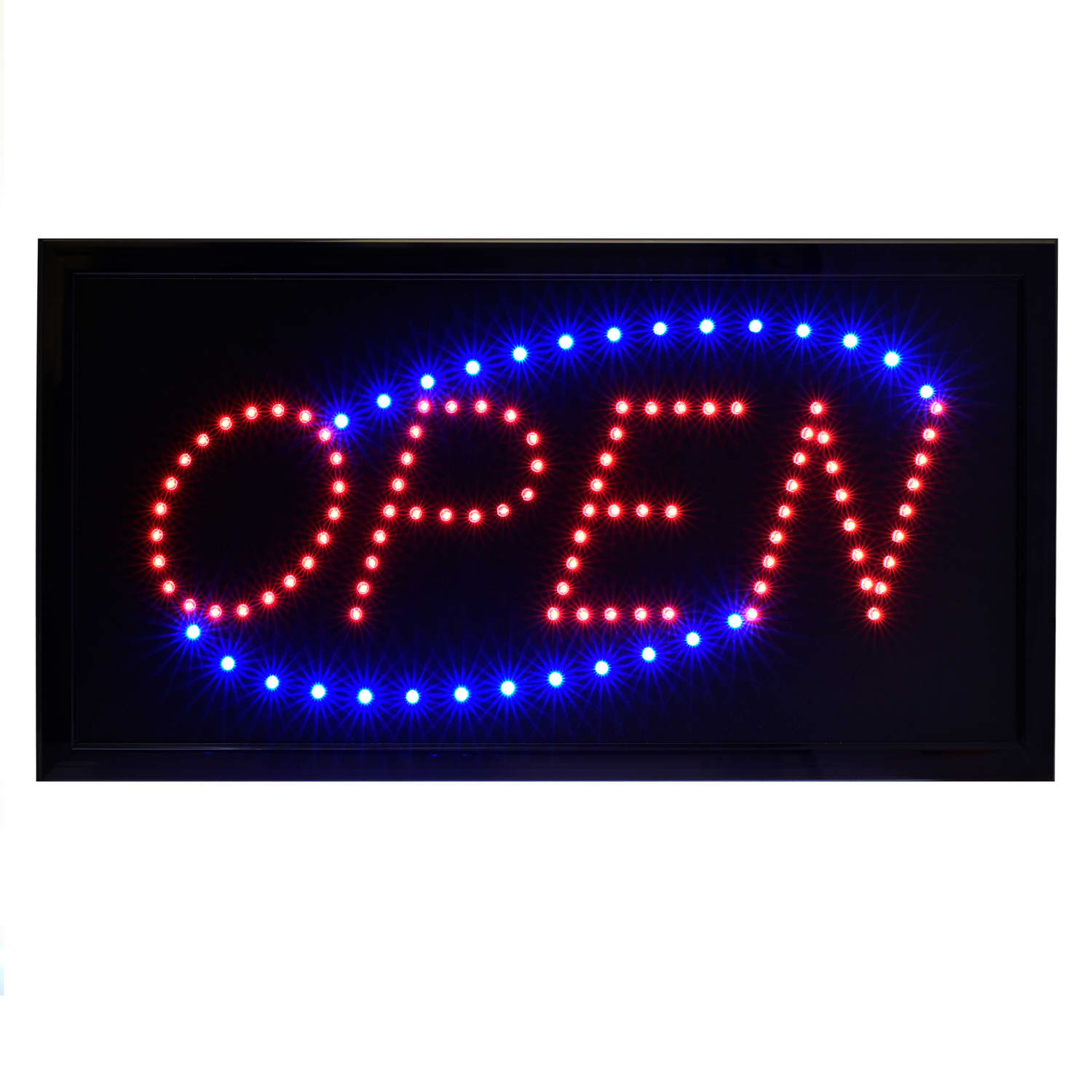 Alpine LED Rectangular Signs, 10in x 19in x 1in, Open, Pack Of 2 Signs - Image 3