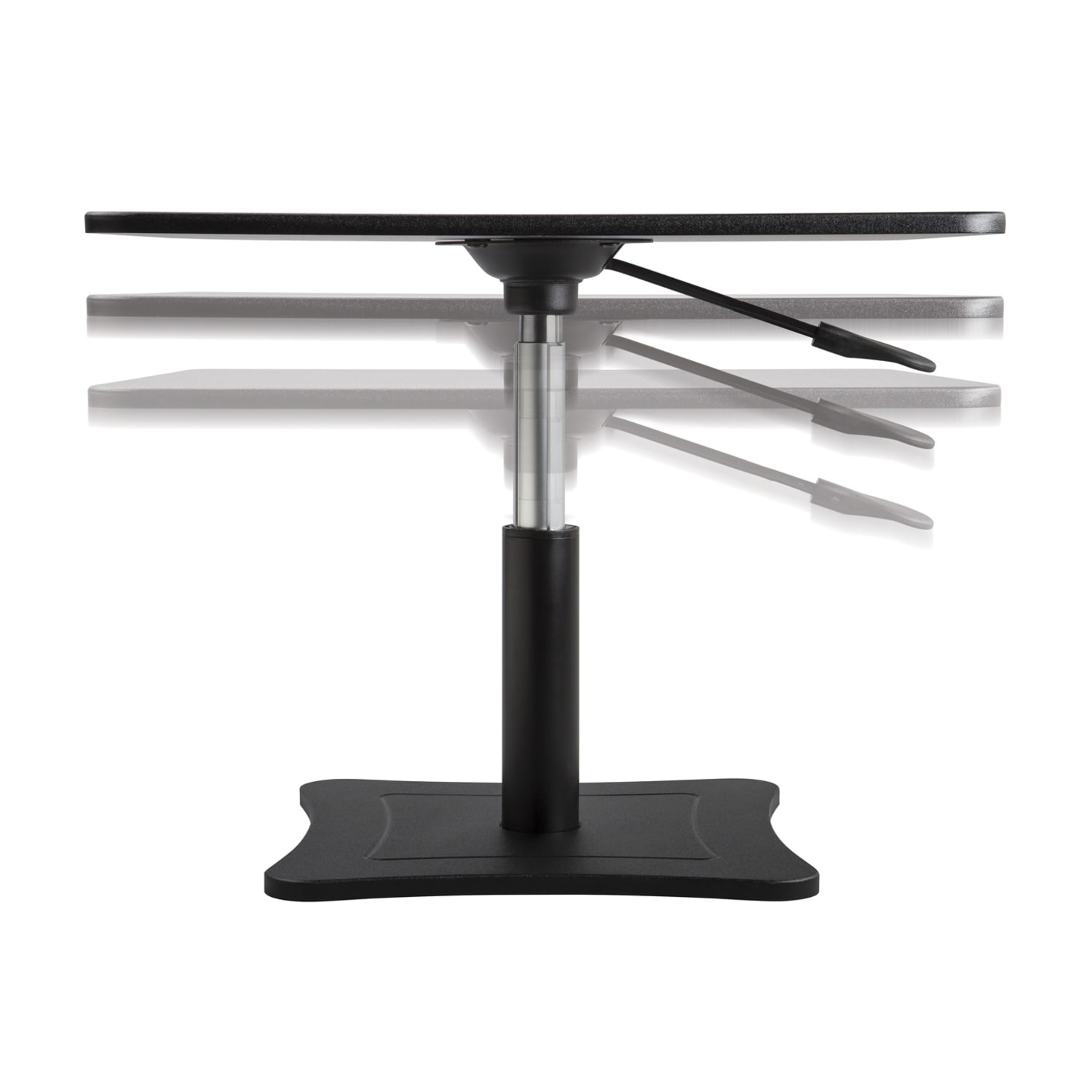Victor High Rise Collection Height-Adjustable Wood Laptop Desk Riser, 15 1/4inH x 21inW x 13inD, Black - Image 3