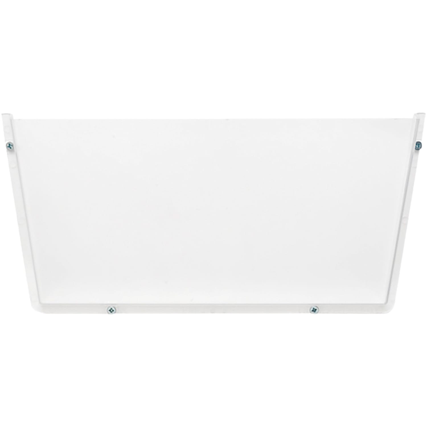 Deflecto Single Wall Pocket, Letter Size, 6 1/2inH x 14 1/2inW x 3inD, Clear - Image 4