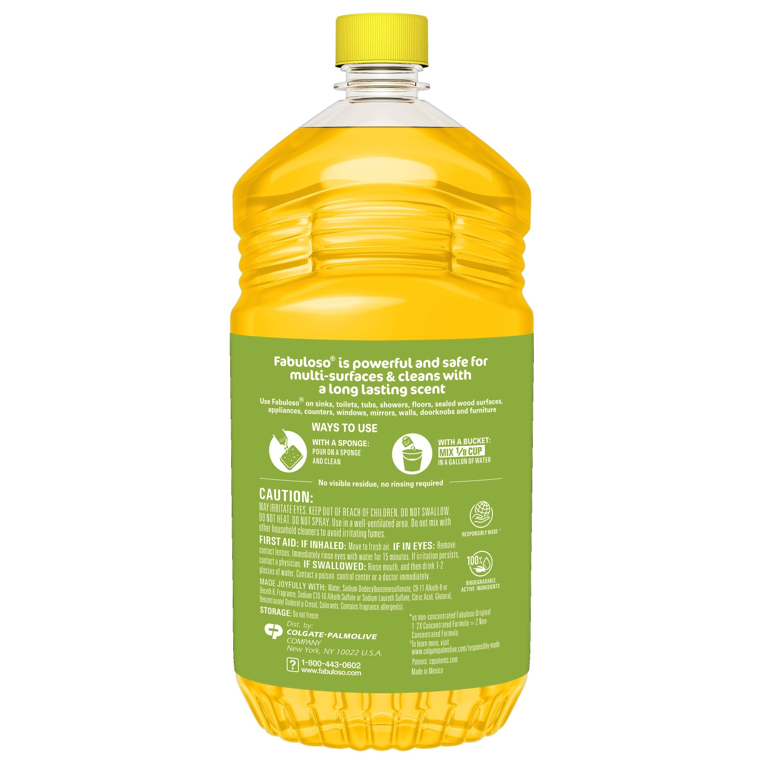 Fabuloso Multi-Purpose Cleaner, Pineapple Scent, 56 Oz, Case Of 6 Bottles - Image 5
