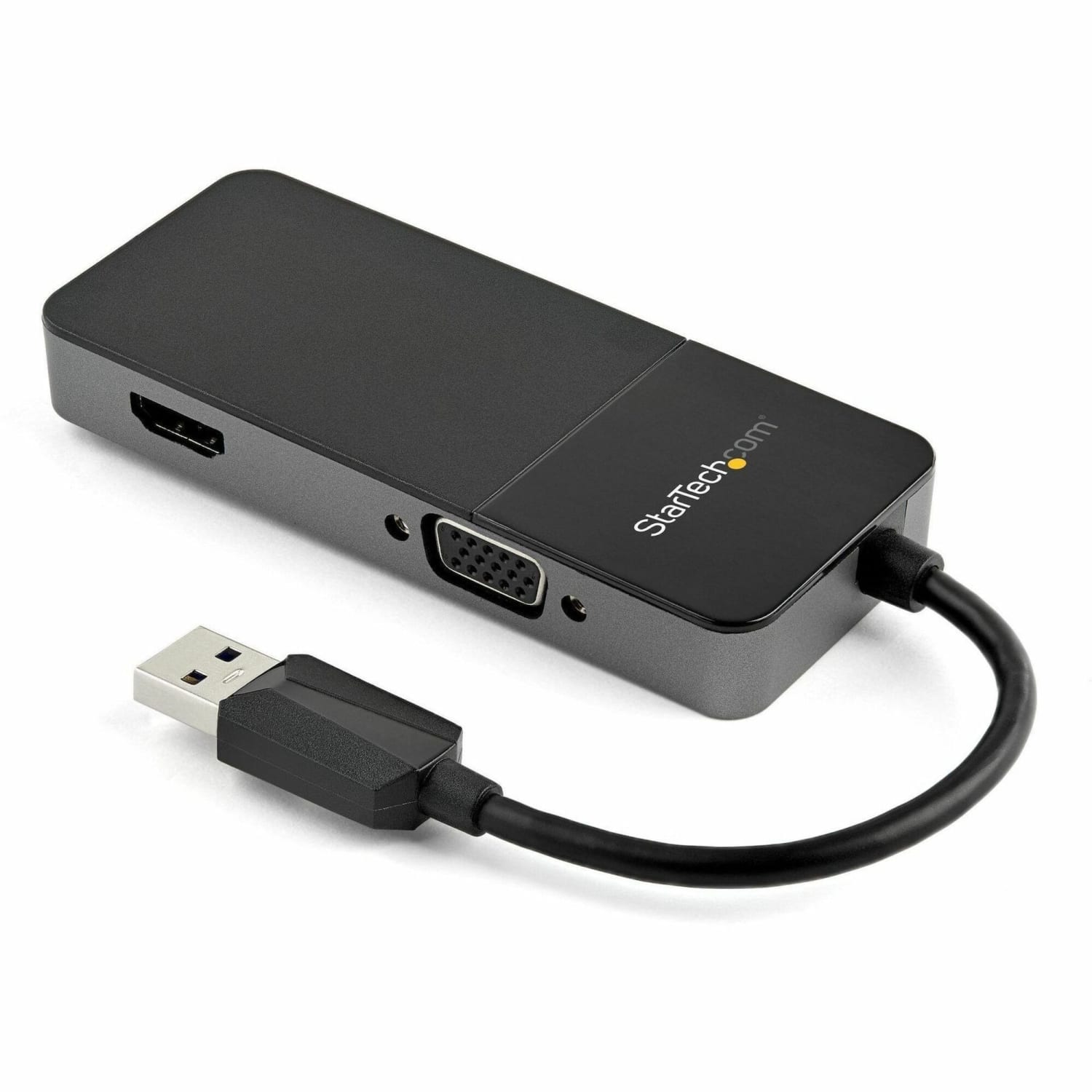 StarTech.com USB 3.0 to HDMI and VGA Adapter -4K/1080p USB Type A Dual Monitor Multiport Display Adapter Converter -External Graphics Card