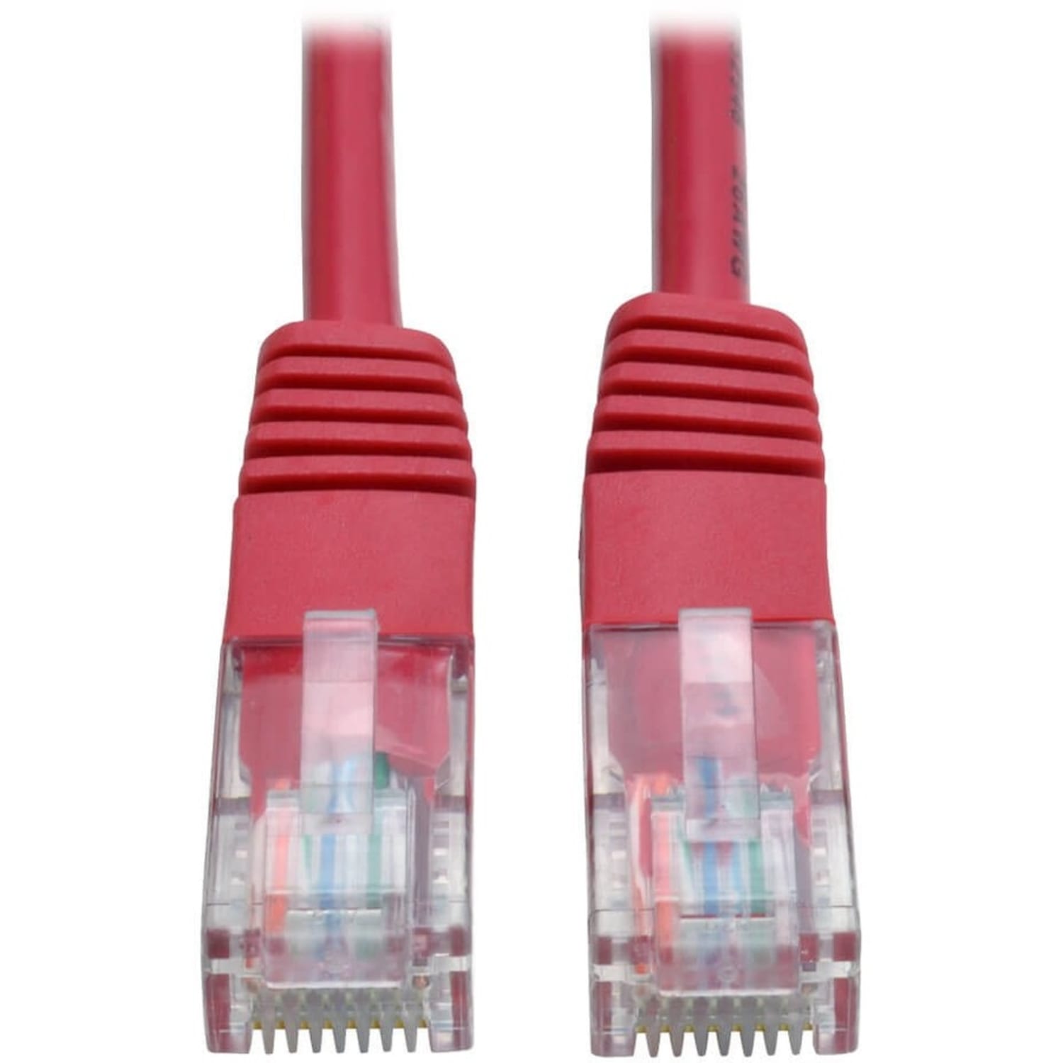 Eaton Tripp Lite Series Cat5e 350 MHz Molded (UTP) Ethernet Cable (RJ45 M/M), PoE - Red, 10 ft. (3.05 m) - N002010RD