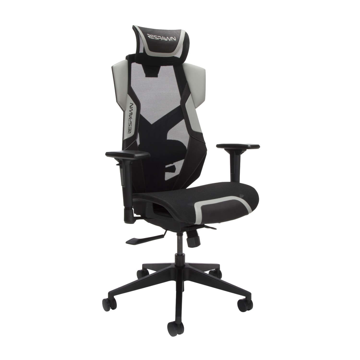 RESPAWN FLEXX Mesh Gaming Chair With Lumbar Support, Gray, RSPPRMB03GRY