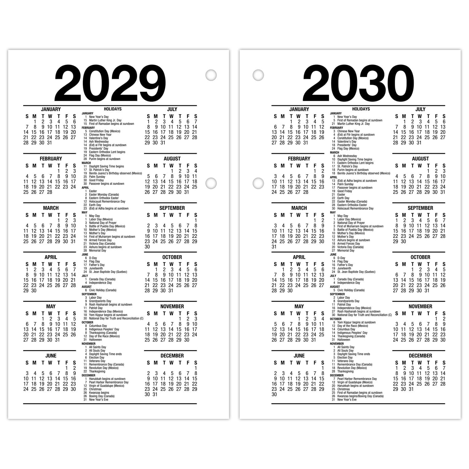 AT-A-GLANCE 2027 Financial Daily Desk Calendar Refill, Standard, 3 1/2in x 6in - Image 4