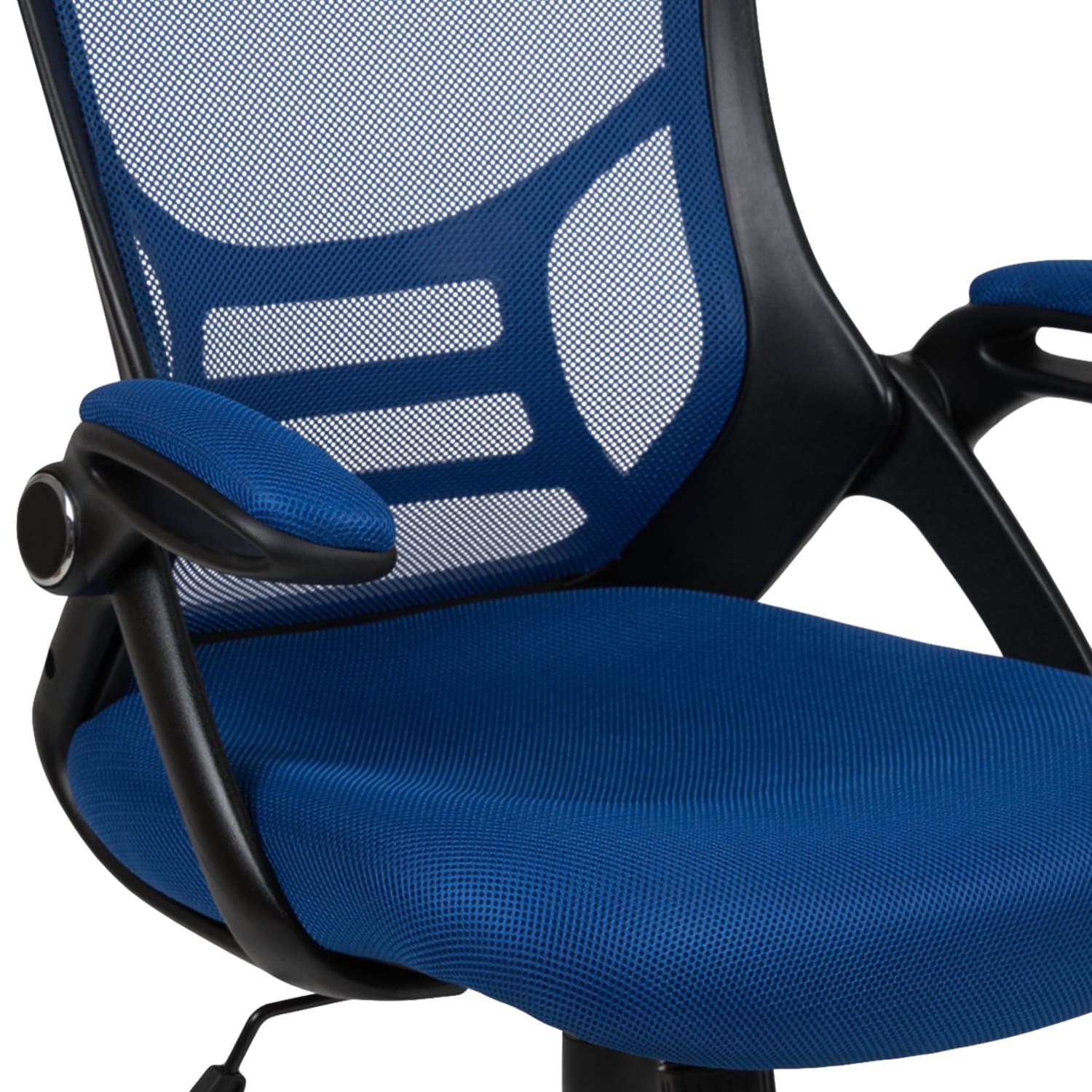 Flash Furniture Porter Ergonomic Mesh HighBack Office Chair Blue PopularChairscom Flash Furniture Porter Ergonomic Mesh High Back Office Chair Blue PopularChairscom