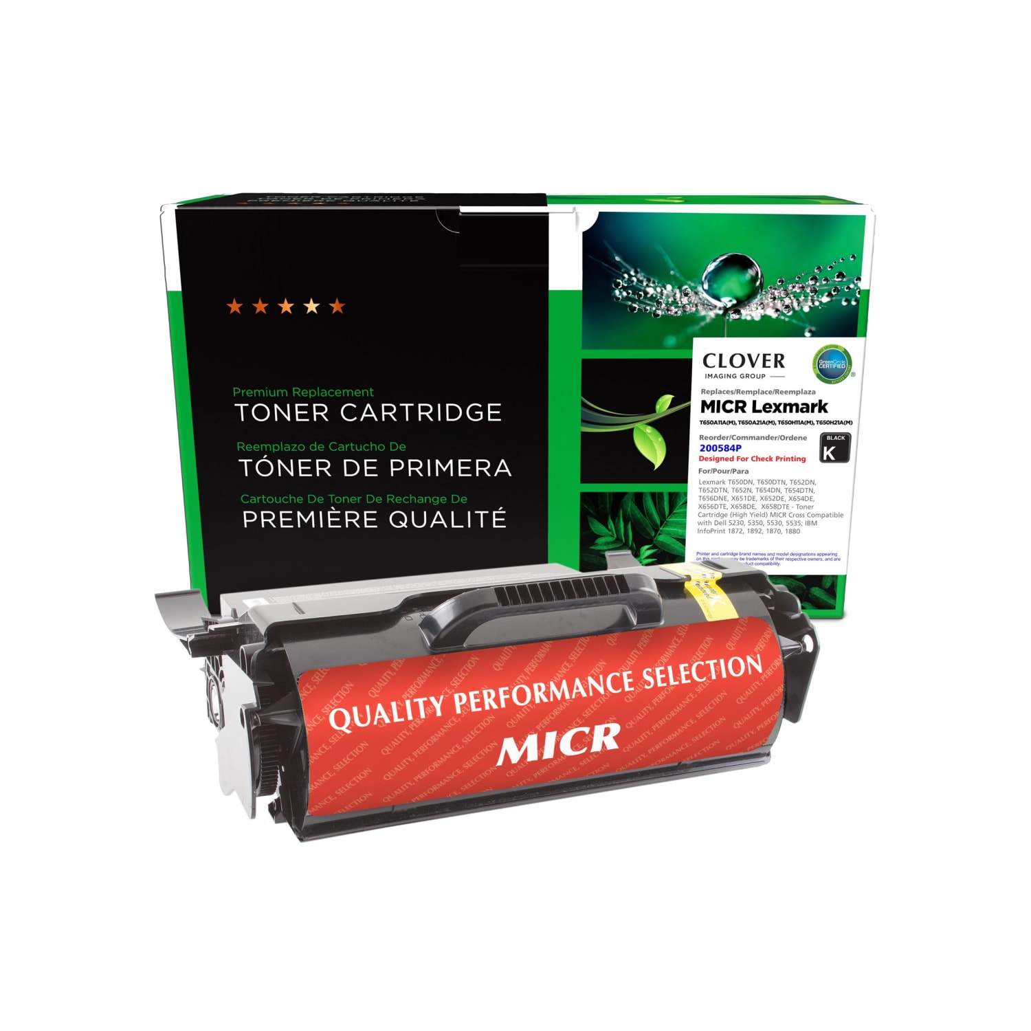 Office Depot Remanufactured Black High Yield MICR Toner Cartridge Replacement For Lexmark T650, ODT650M - Image 6