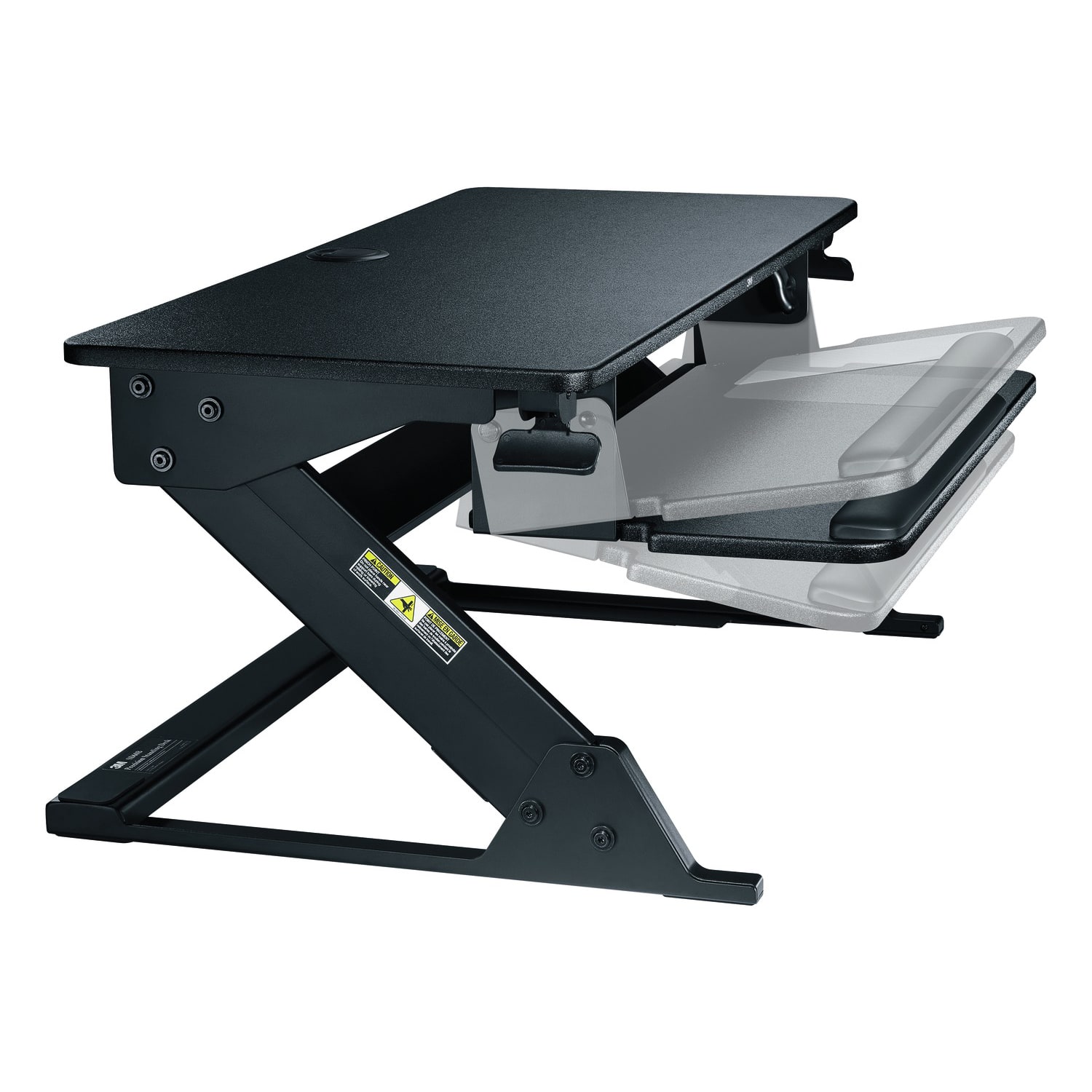 3M Precision Standing Desk, Black - Image 3