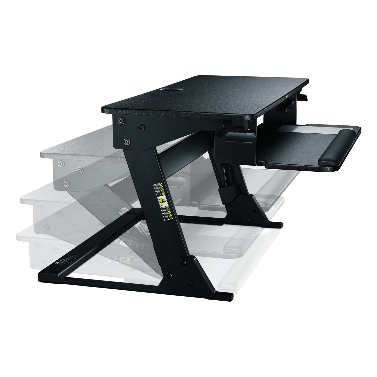 3M Precision Standing Desk, Black - Image 5